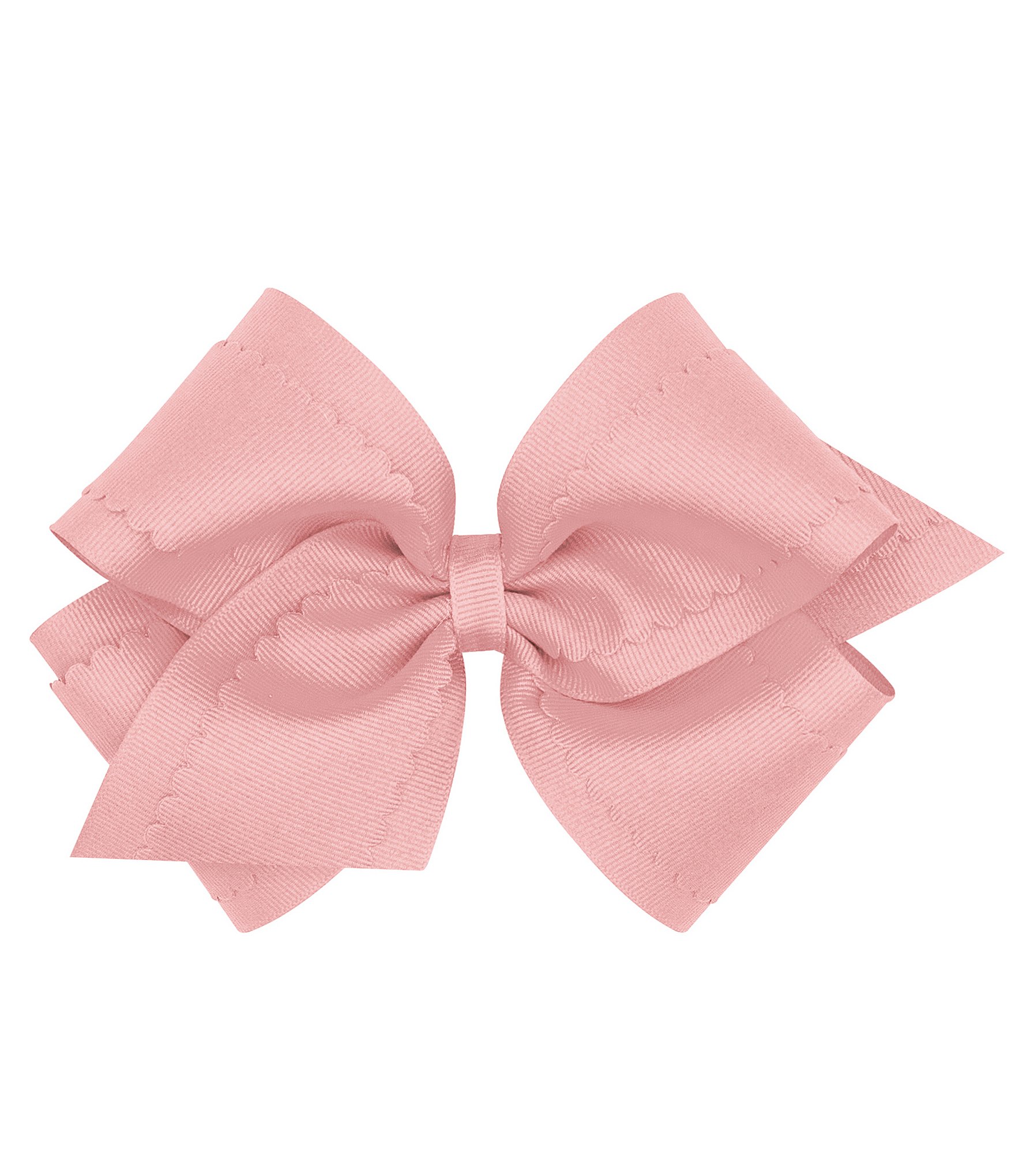 Copper Key Girls King Scallop Grosgrain Hair Bow