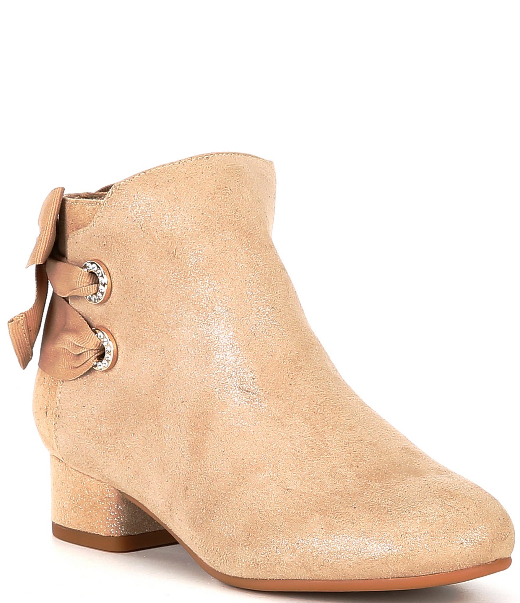 Girls 2024 tan booties