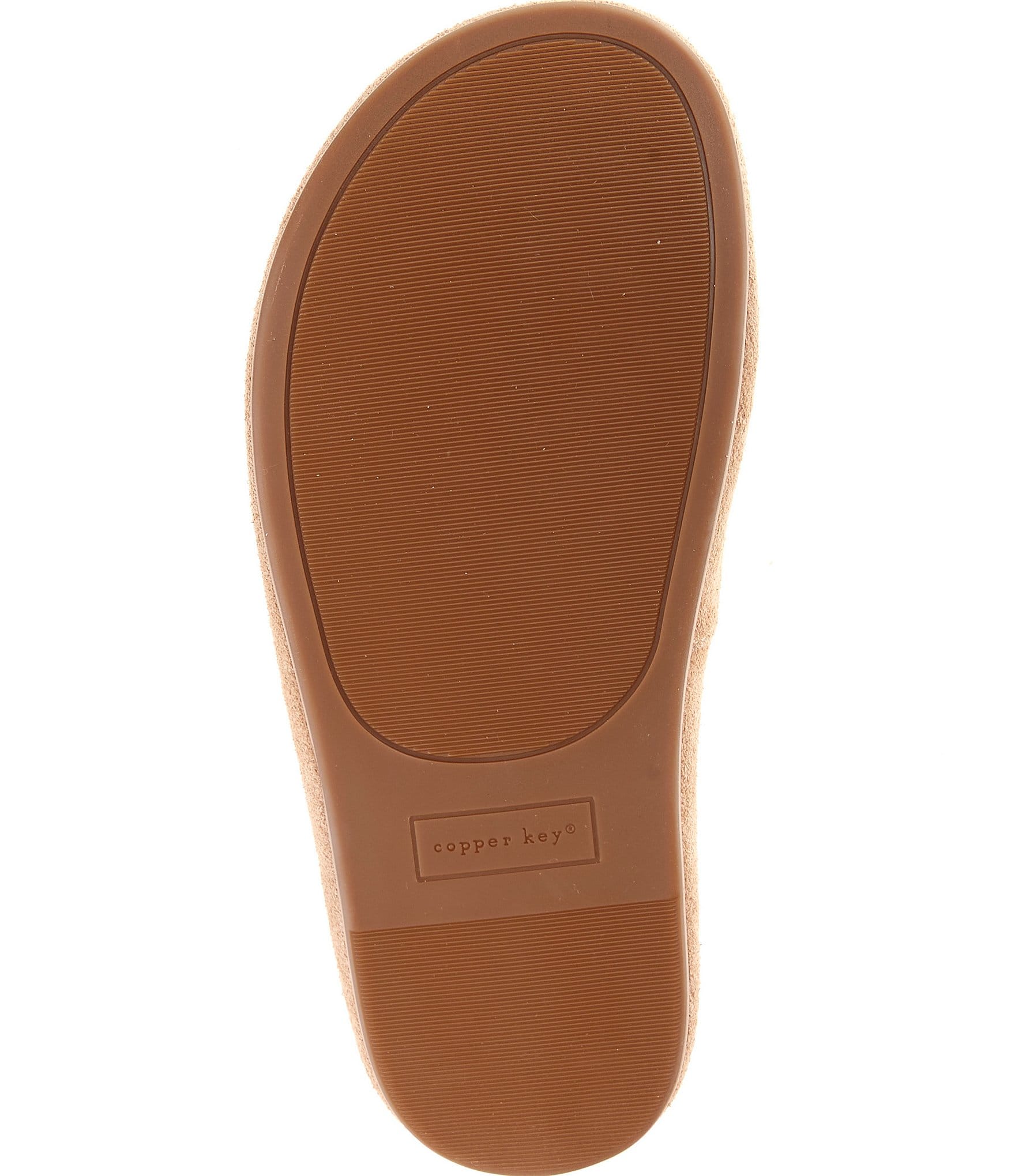 Copper Key Kit Suede Tassel Bow Clog Mules