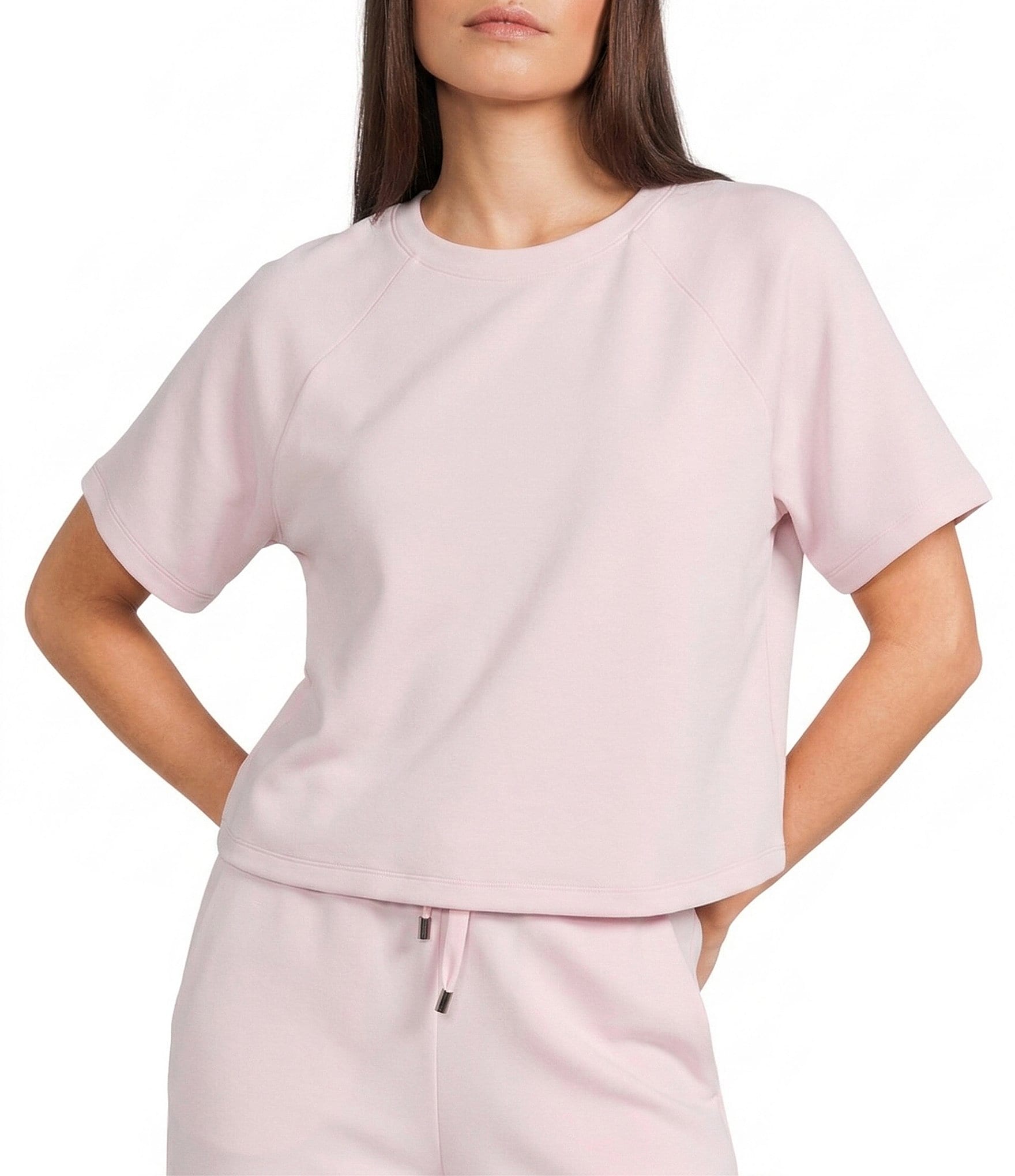 Copper Key Knit Boxy Coordinating Lounge Tee