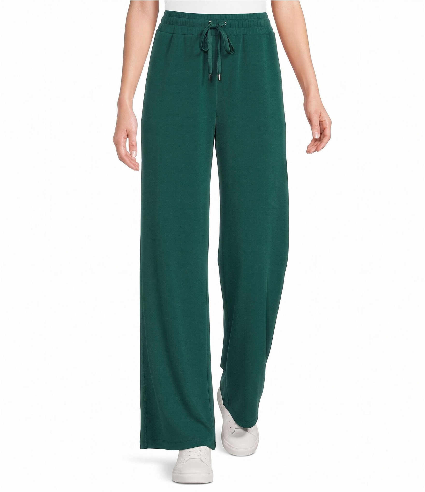 Copper Key Knit Wide Leg Pull-On Coordinating Pants