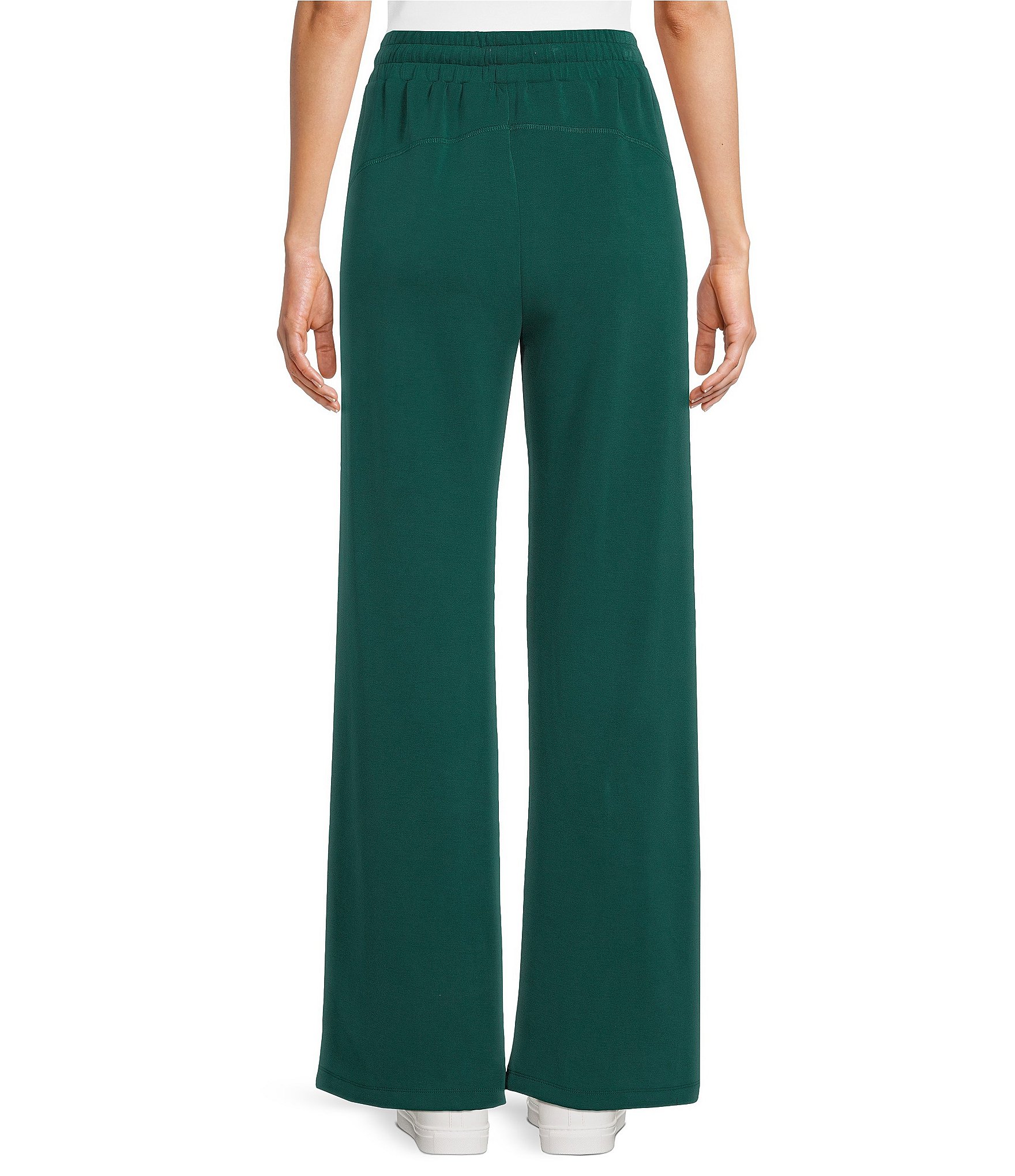 Copper Key Knit Wide Leg Pull-On Coordinating Pants
