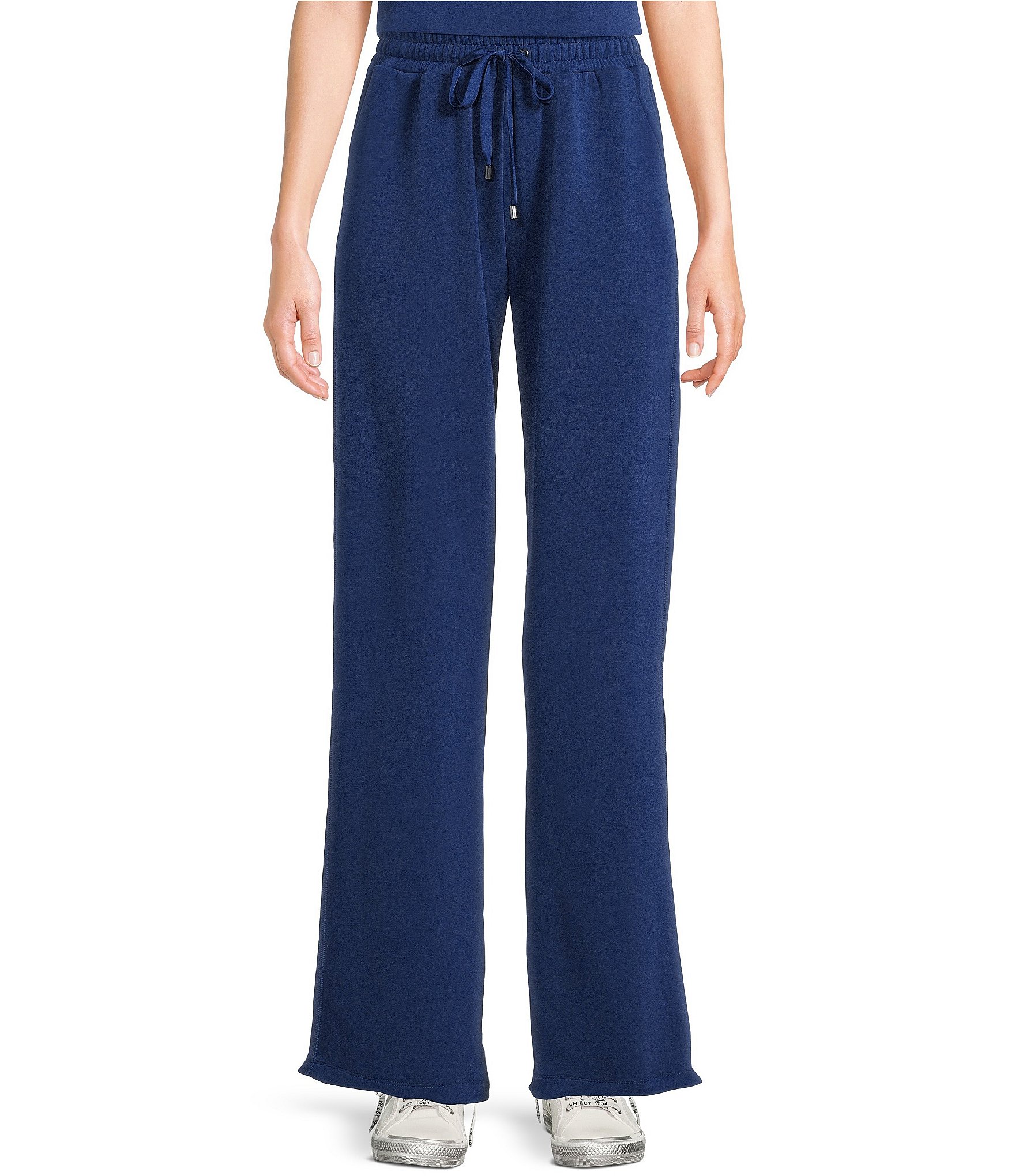 Copper Key Knit Wide Leg Pull On Coordinating Pants