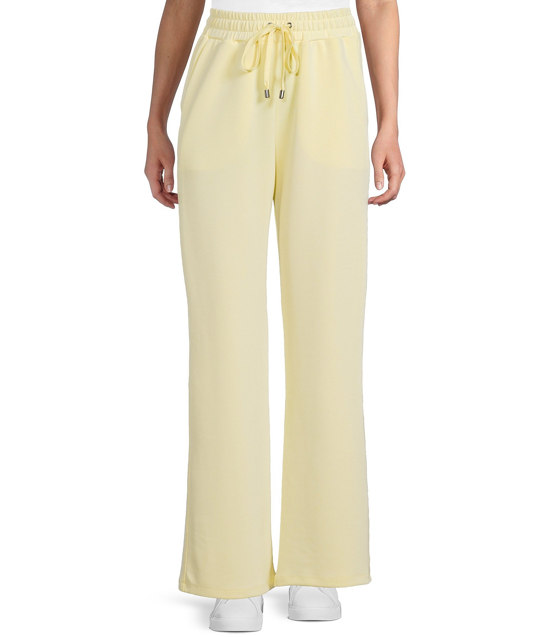 Copper Key Knit Wide Leg Pull On Coordinating Pants