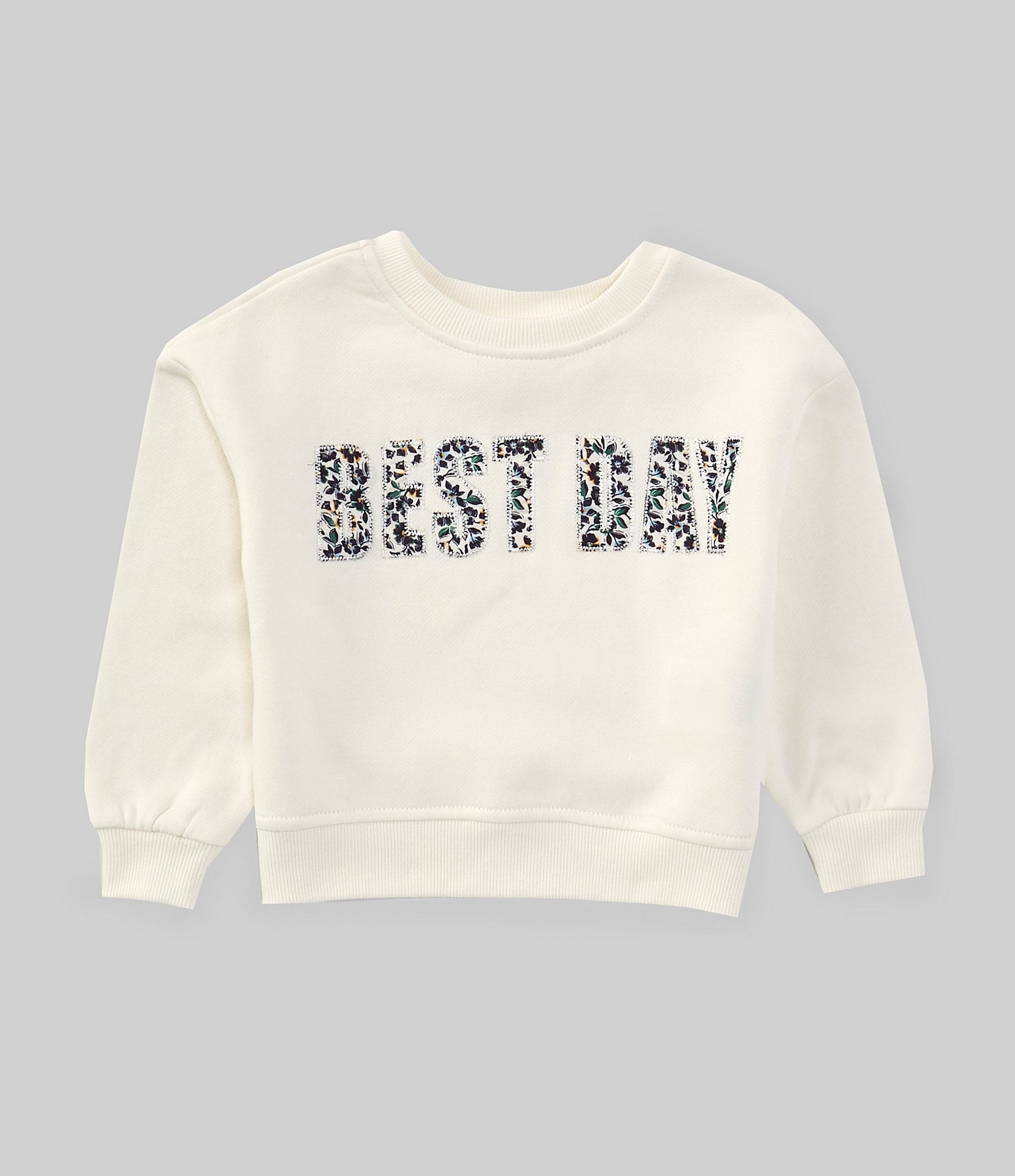 Copper Key Little GIrl 2T-6X Best Day Sweatshirt