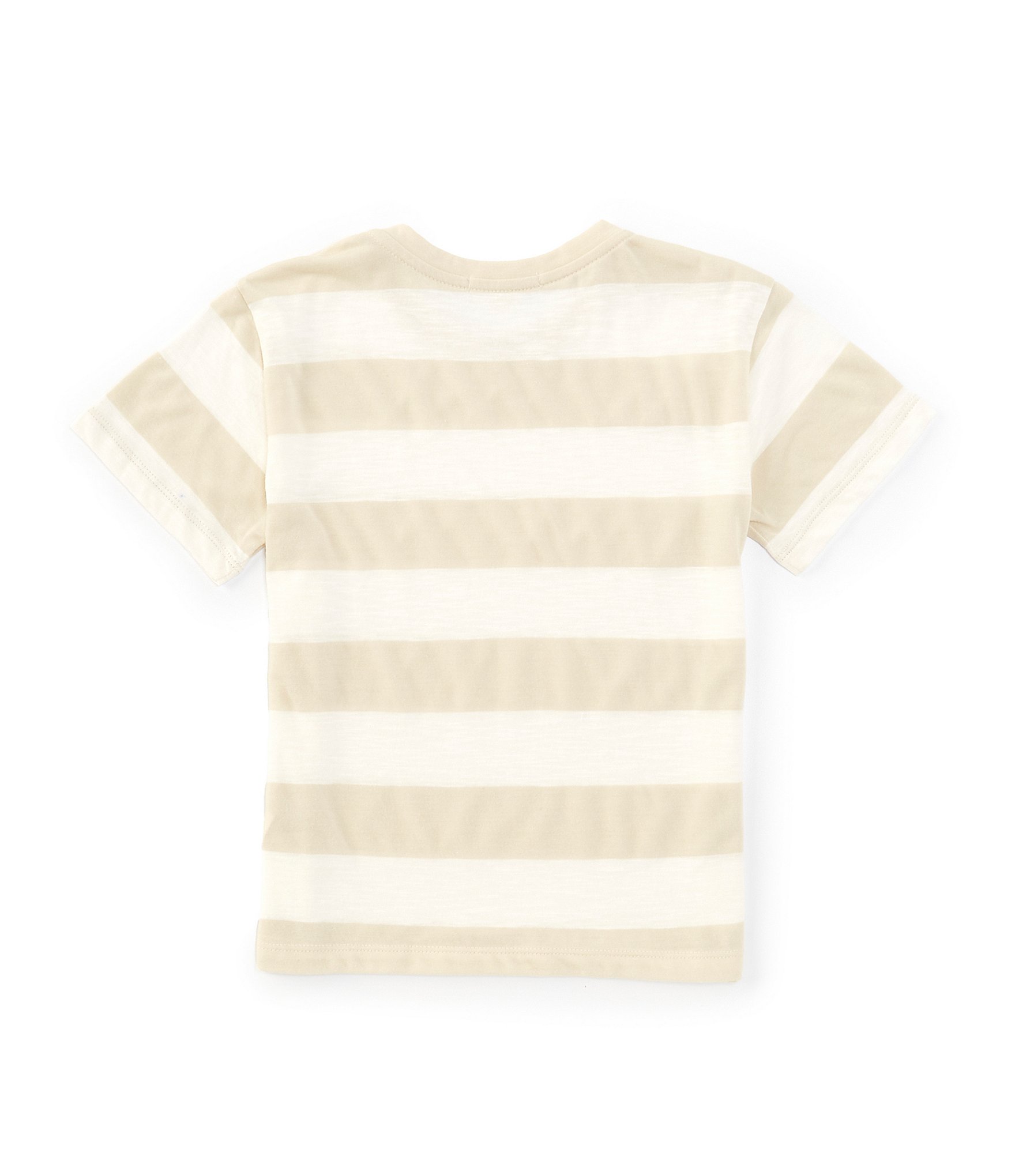 Copper Key Little Girls 2T-6X Knit Wide Stripe Boxy T-Shirt