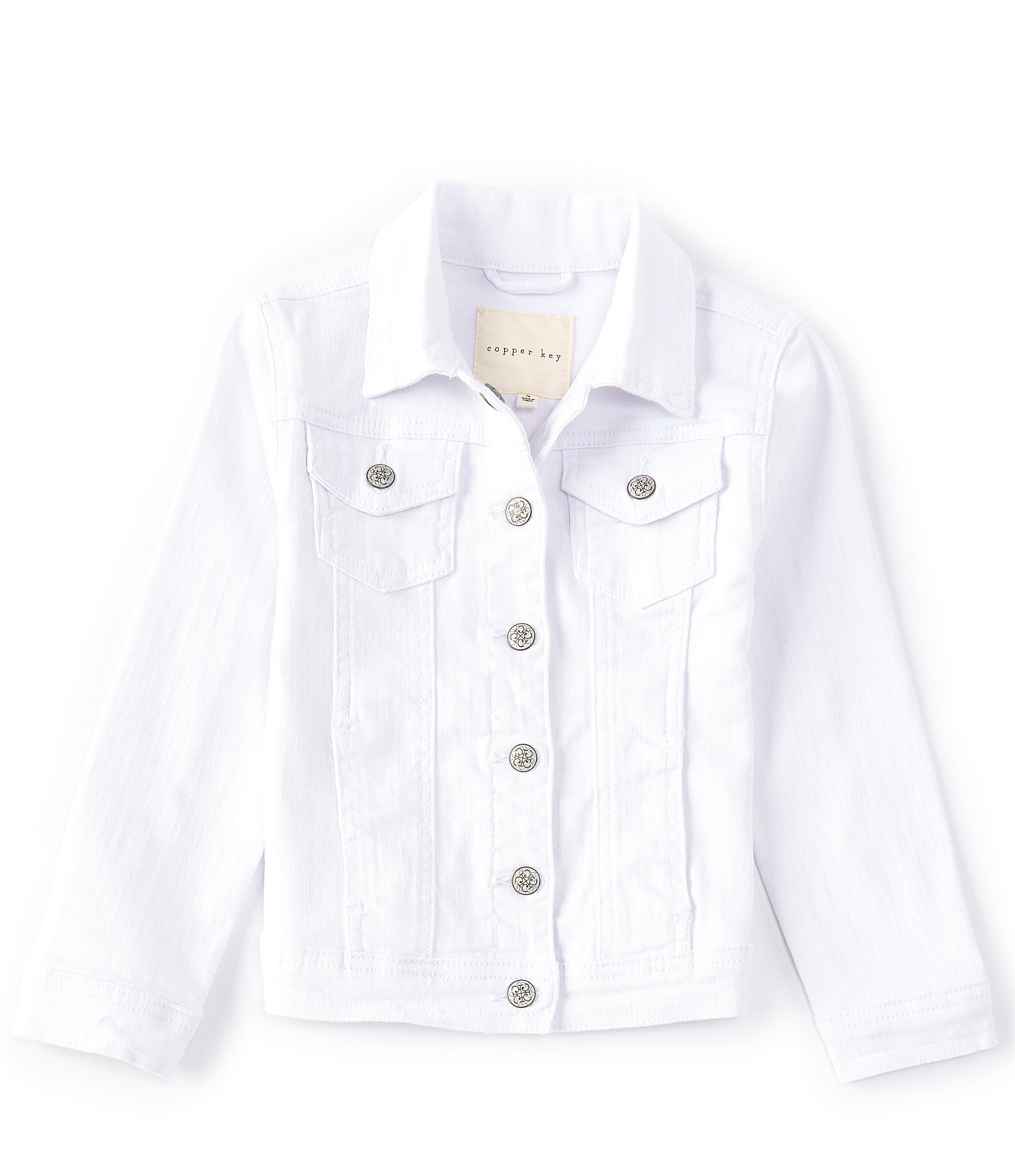 white denim jacket size 16