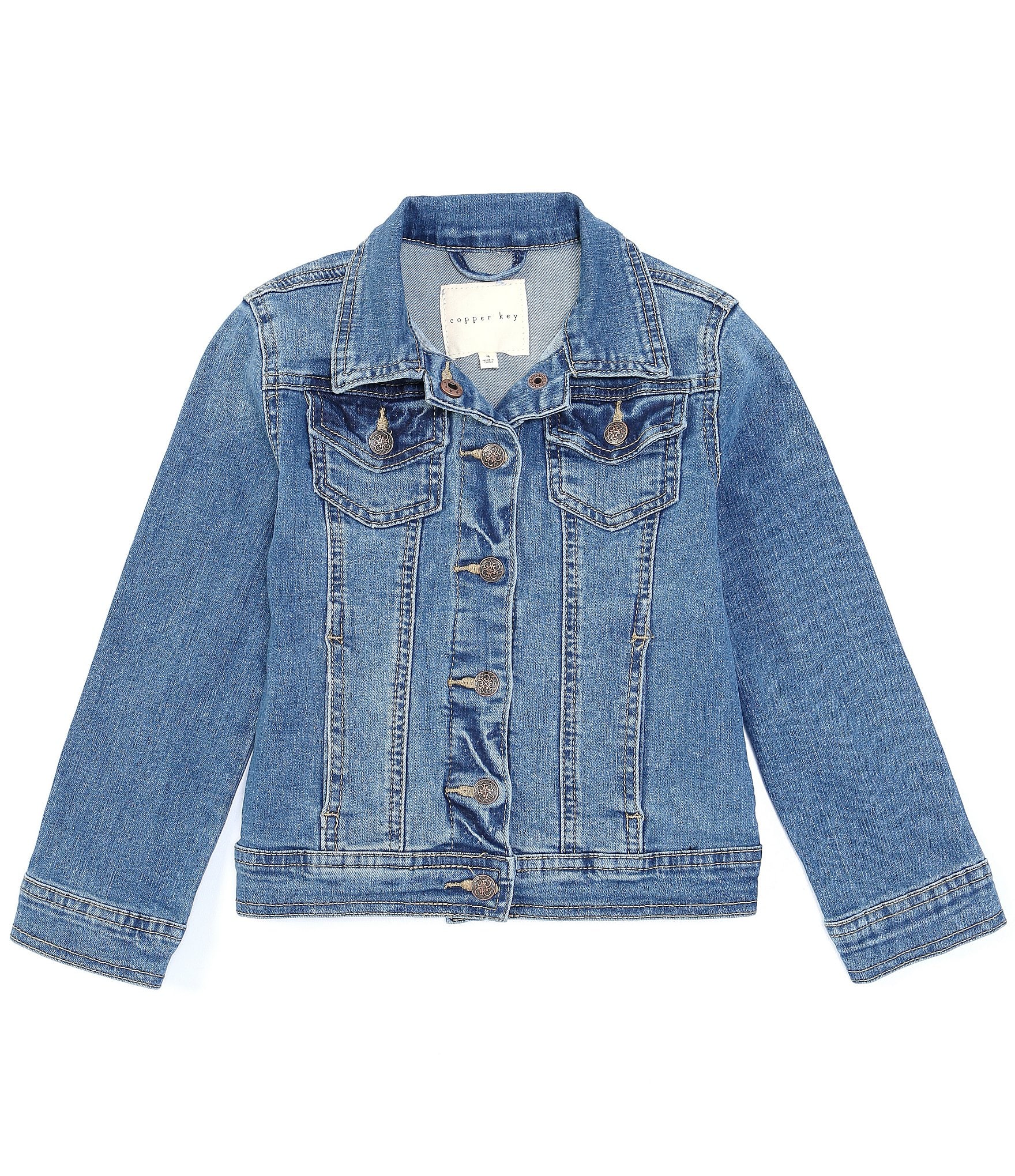 Copper Key Little Girls 2-6X Denim Jacket | Dillard's