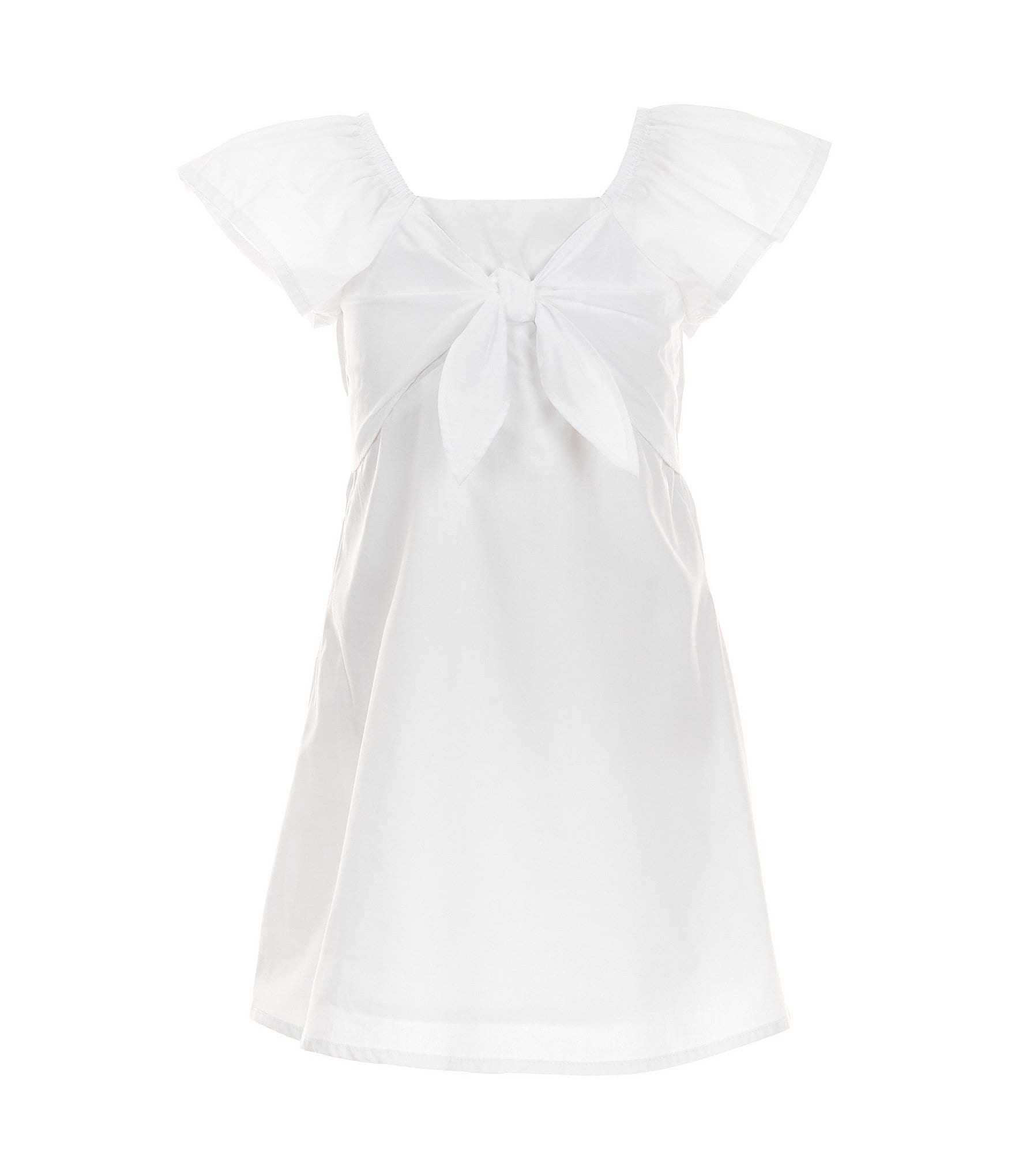 Copper Key Little Girls 2T-6X Bow Front Dress