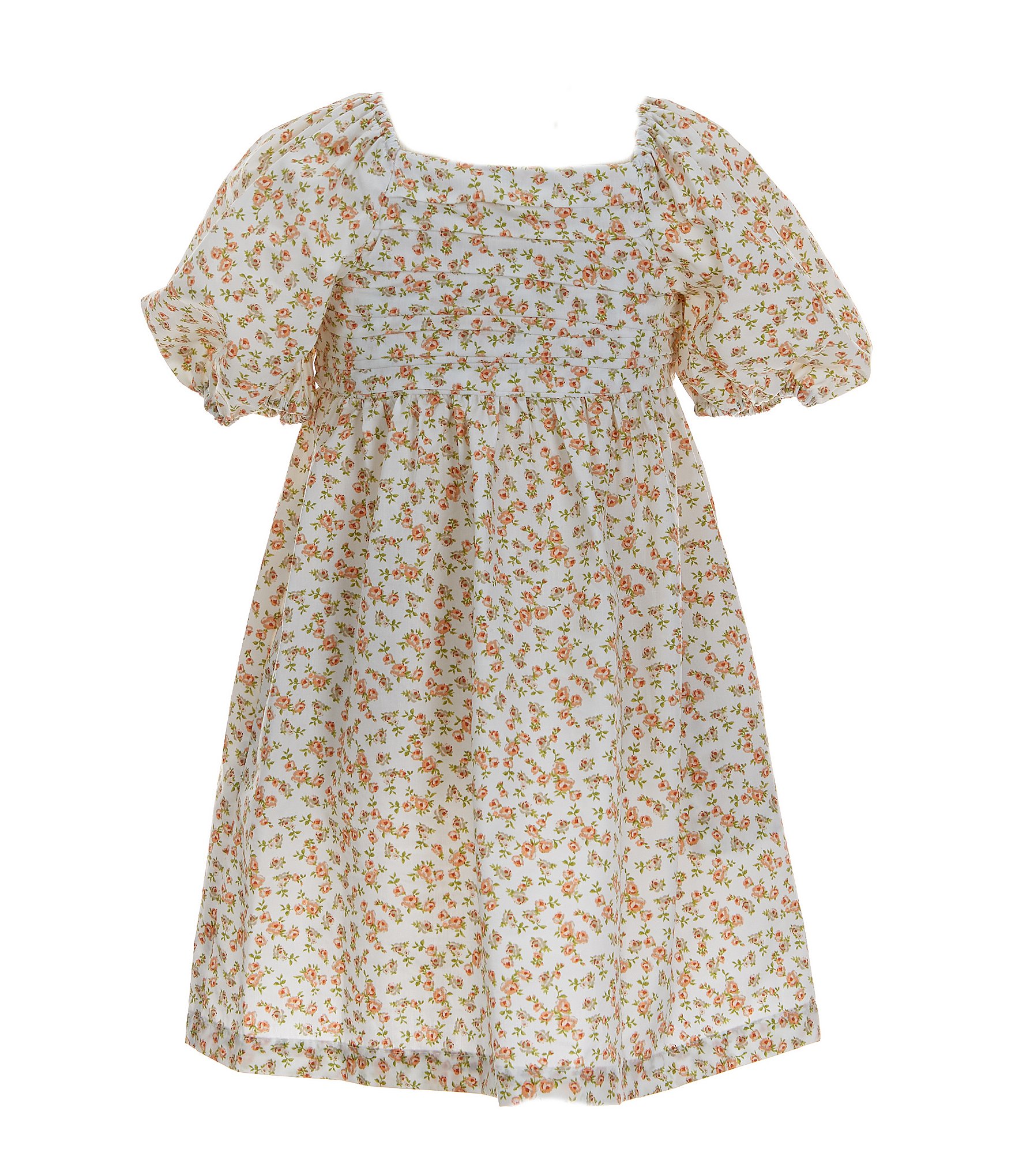 Copper Key Little Girls 2T-6X Family Matching Ditsy Floral Pleated ...