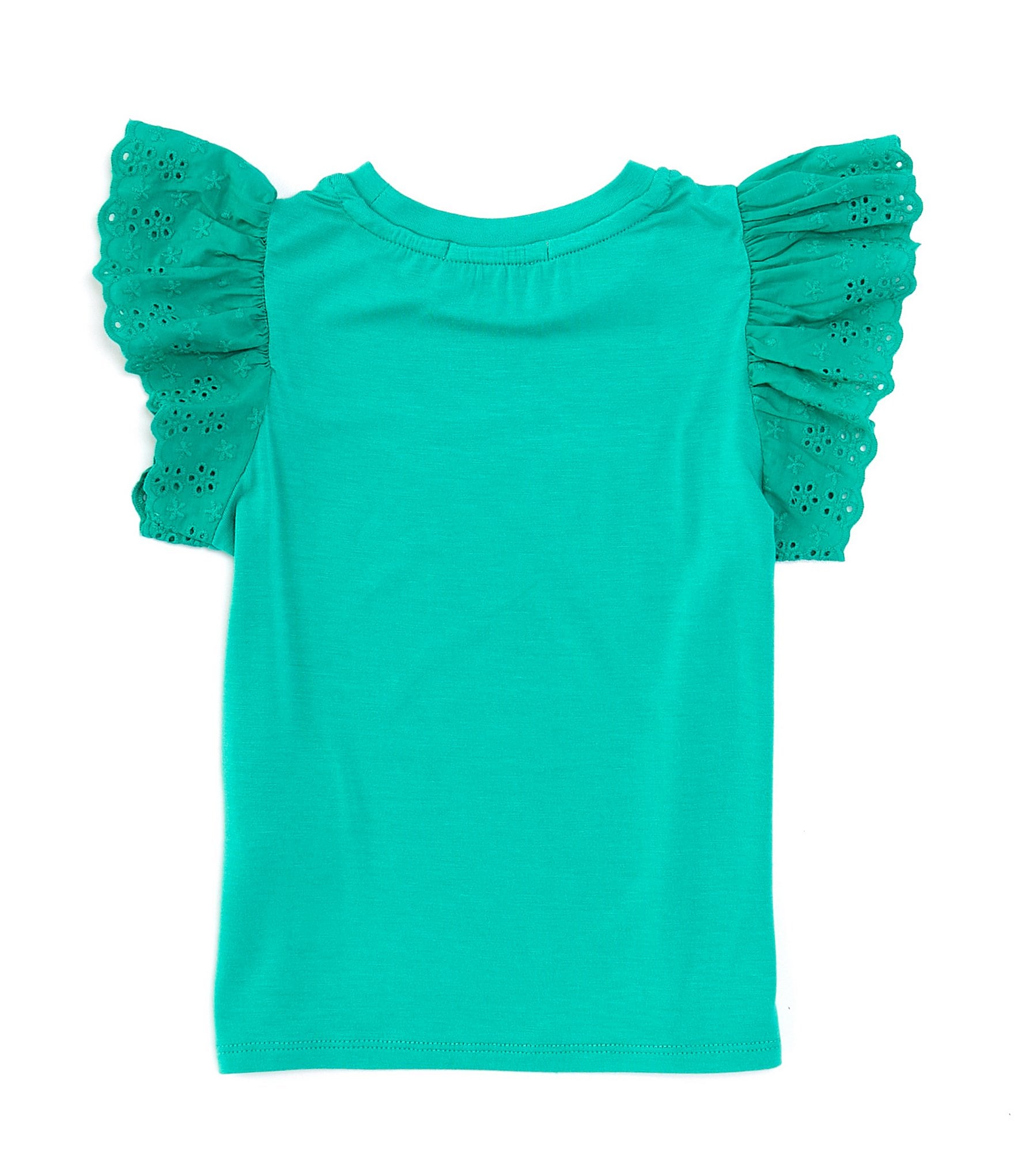 Copper Key Little Girls 2T-6X Flutter Sleeve T-Shirt