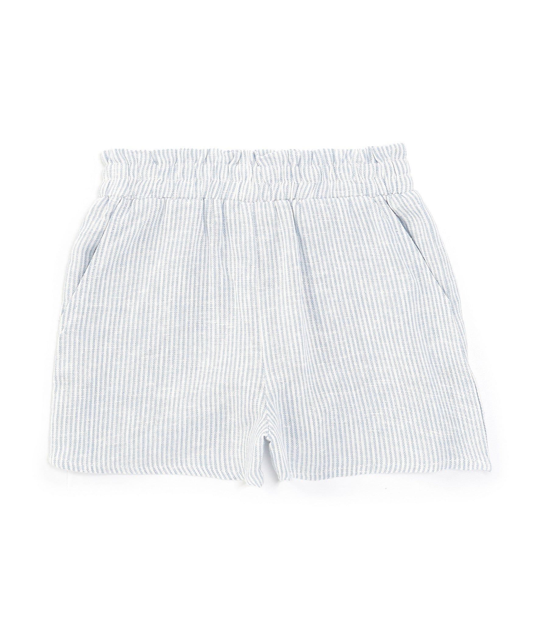 Copper Key Little Girls 2T-6X Pull On Striped Linen Shorts | Dillard's