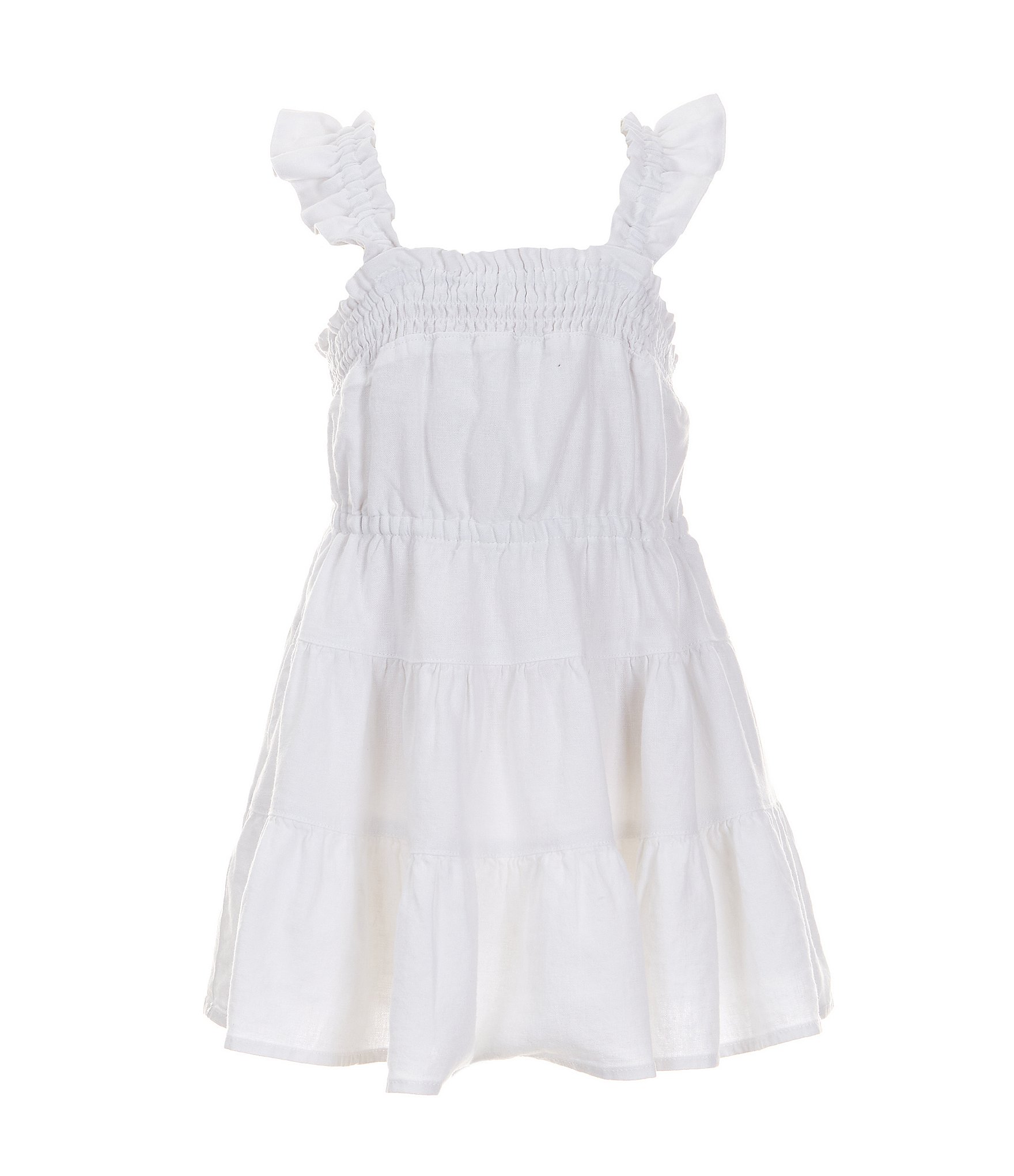 Copper Key Little Girls 2T-6X Ruffle Strap Dress | Dillard's