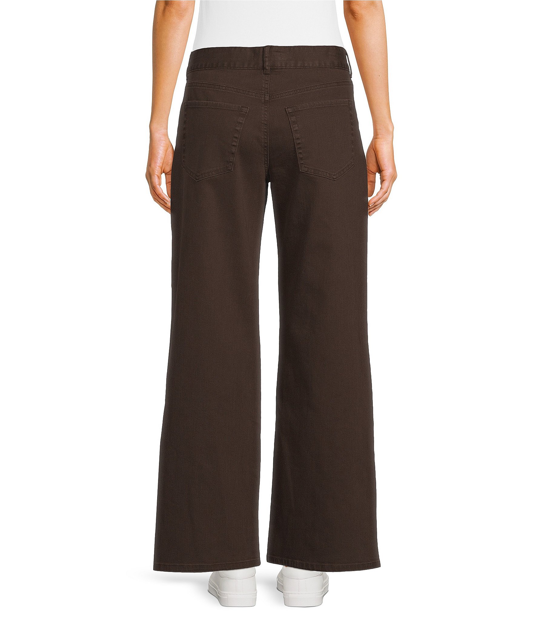 Copper Key Low Rise Wide Leg Pants