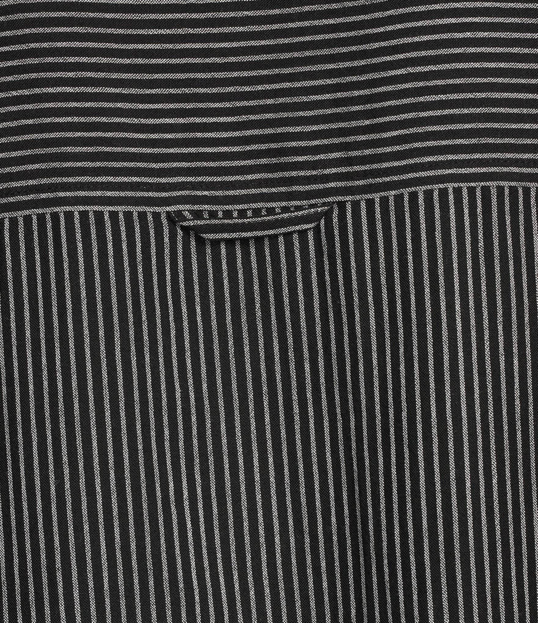 Copper Key Mini Stripe Print Oversized Fit Button-Front Woven Shirt