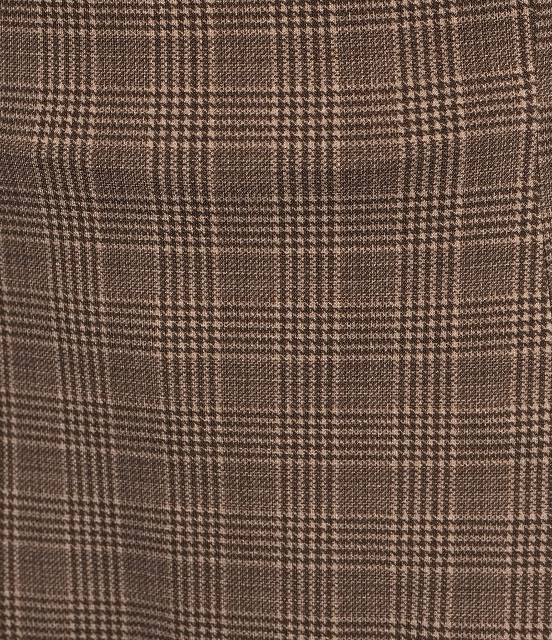 Copper Key Plaid Mini Dress