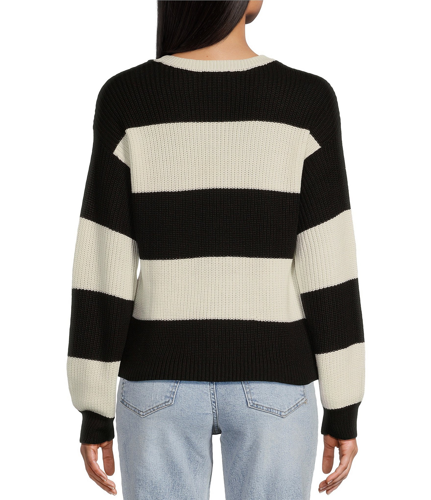 Copper Key Shaker Stripe Sweater