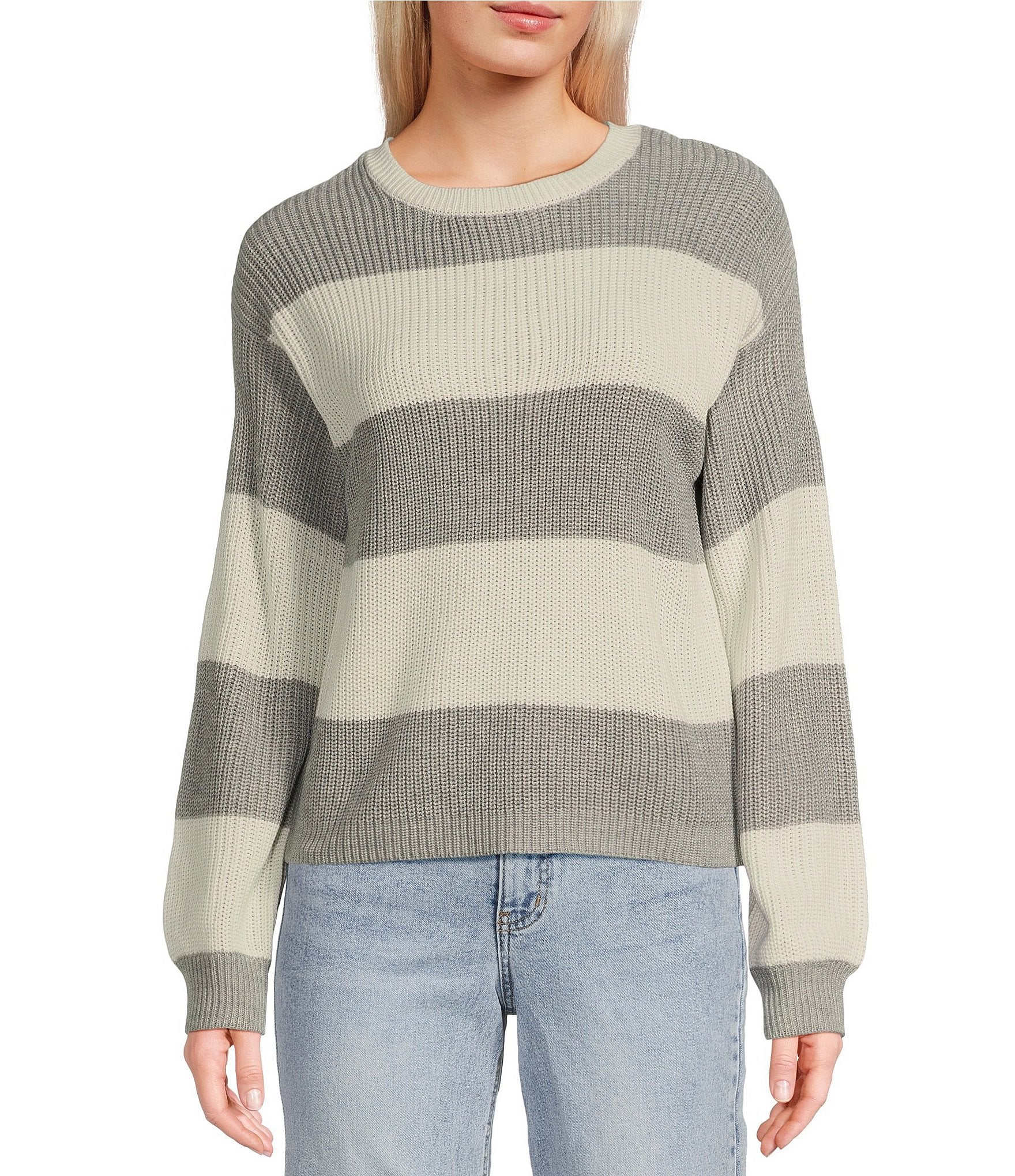 Copper Key Shaker Stripe Sweater