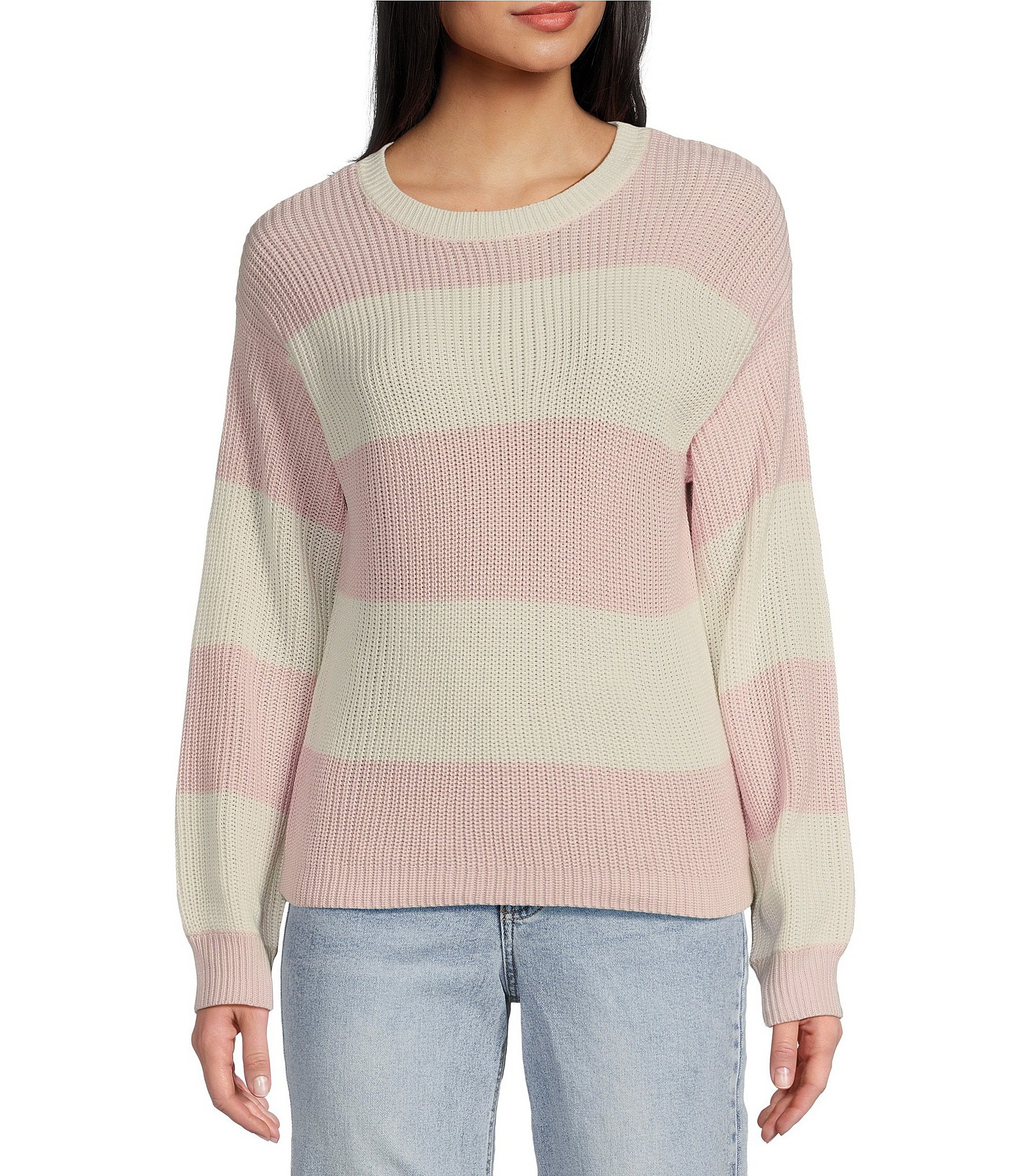 Copper Key Shaker Stripe Sweater