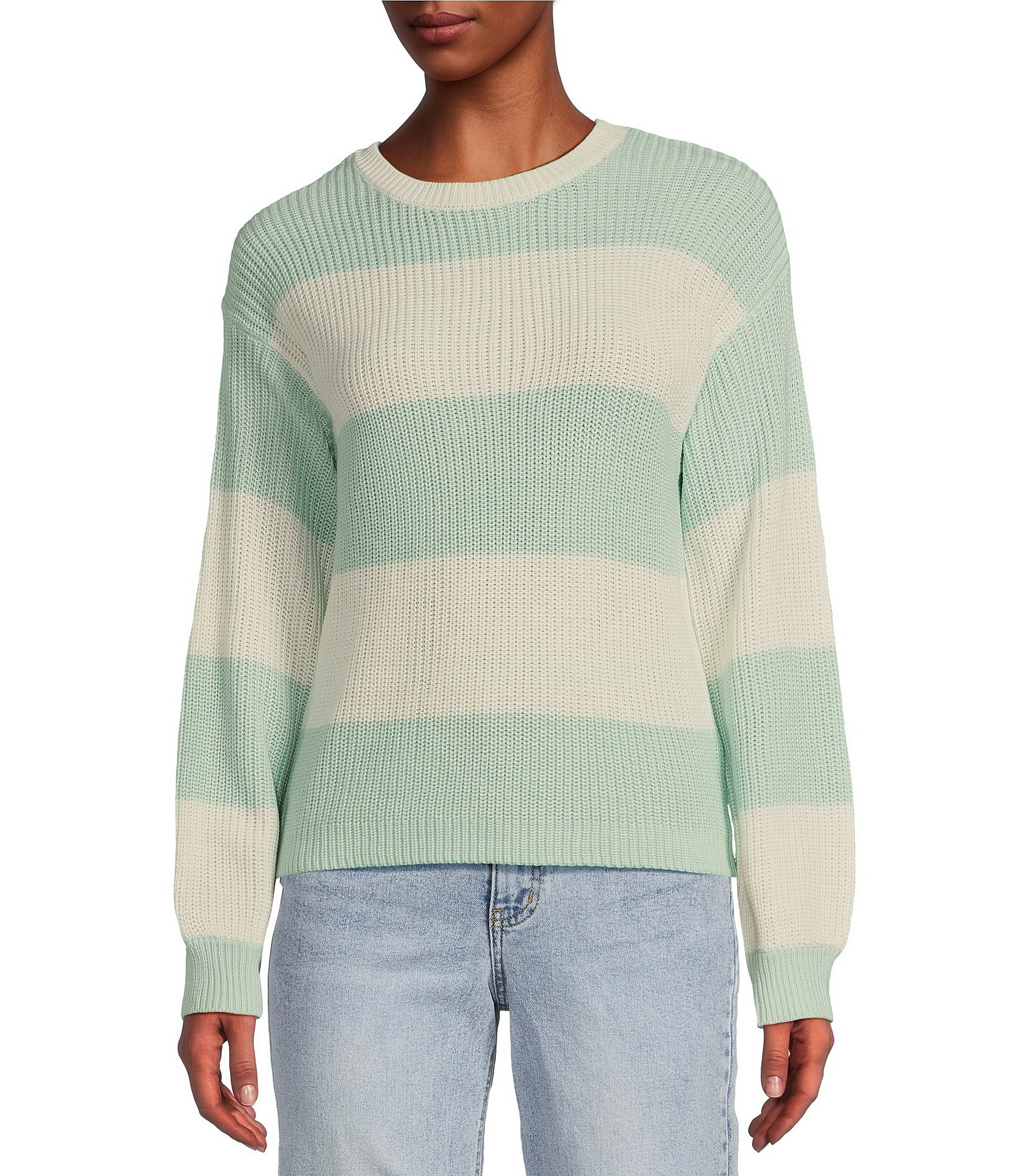 Copper Key Shaker Stripe Sweater