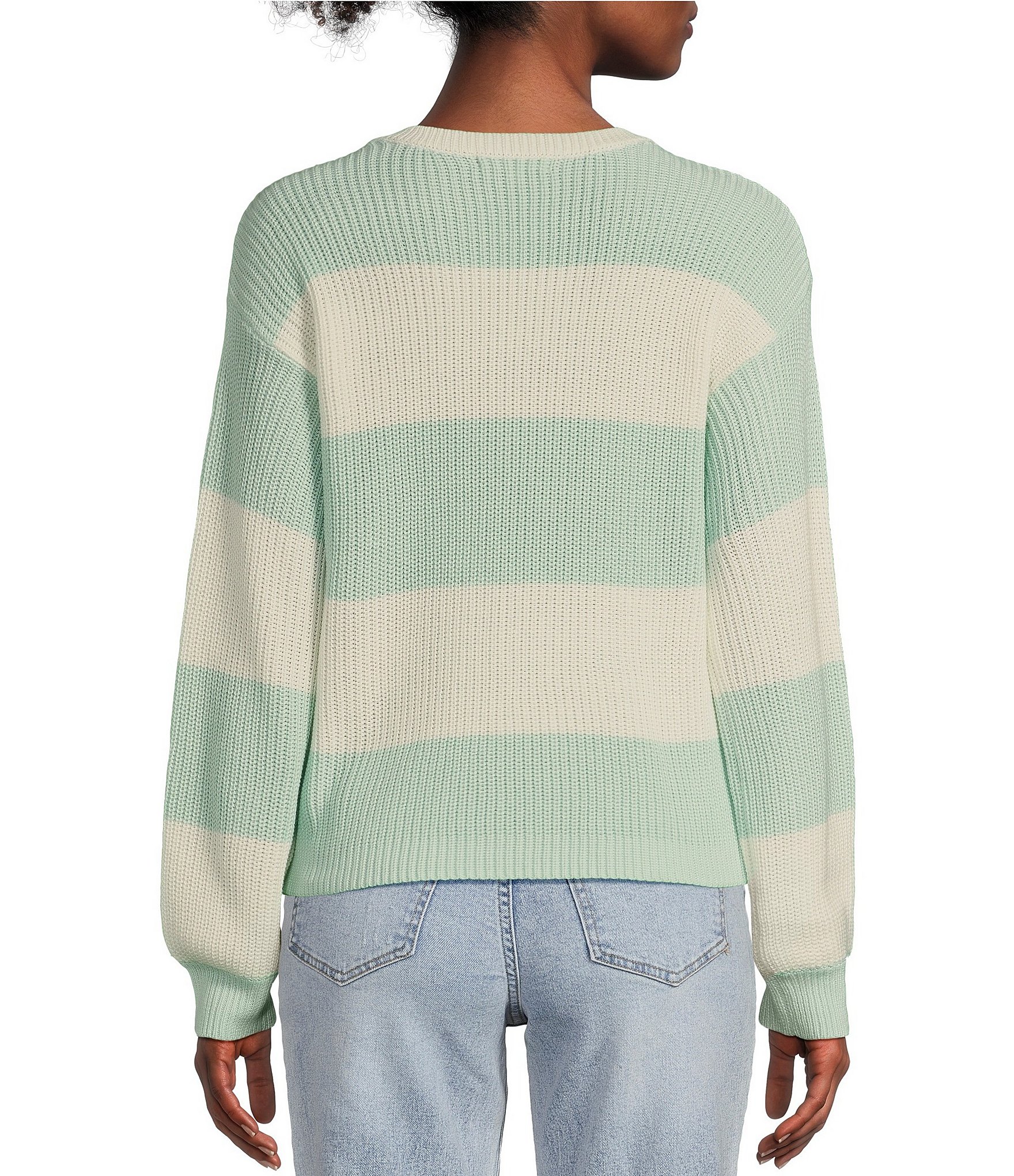 Copper Key Shaker Stripe Sweater