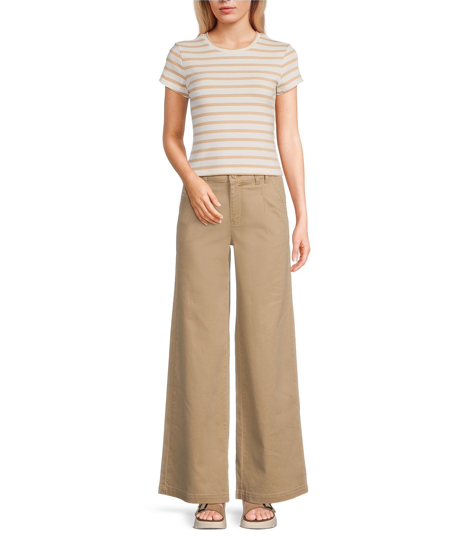 Copper Key Full Length Pleated Trousers