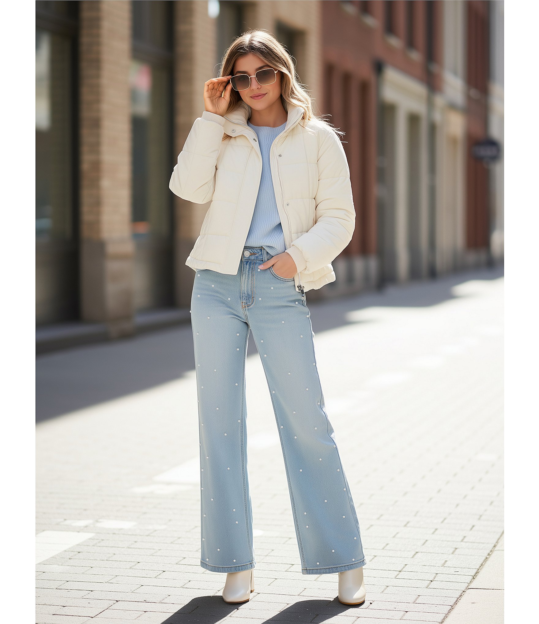 Copper Key Solid Shaker Stitch Sweater