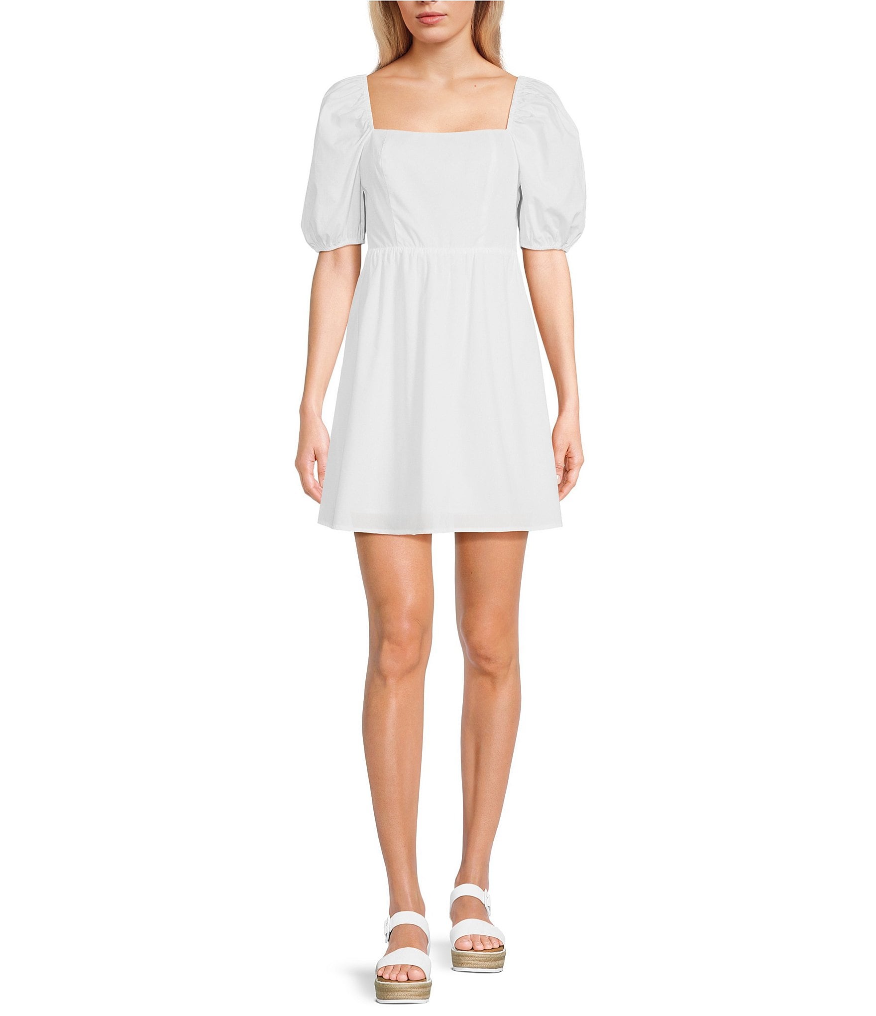 White casual dresses for juniors hotsell
