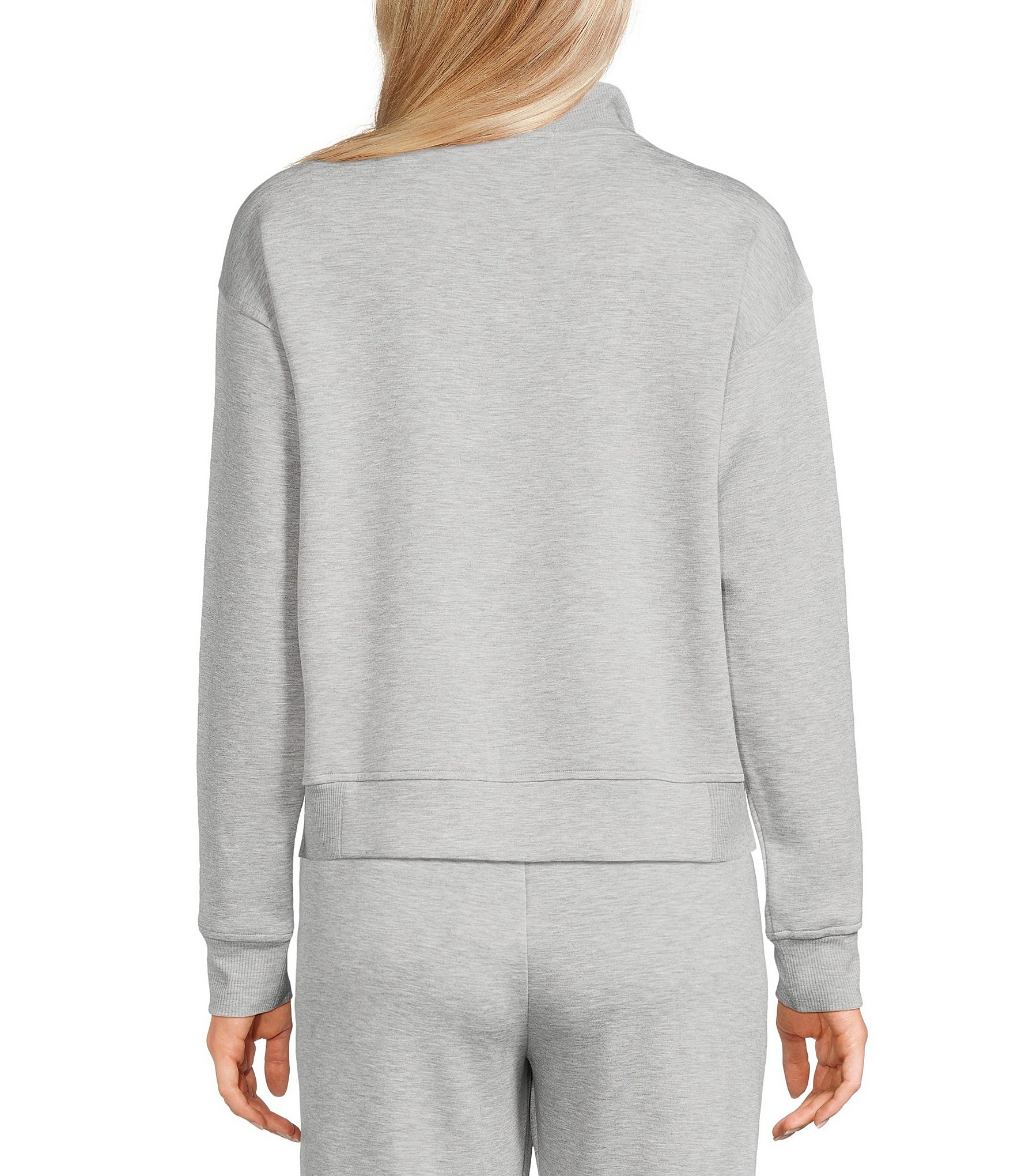 Copper Key Knit Quarter Zip Coordinating Pullover