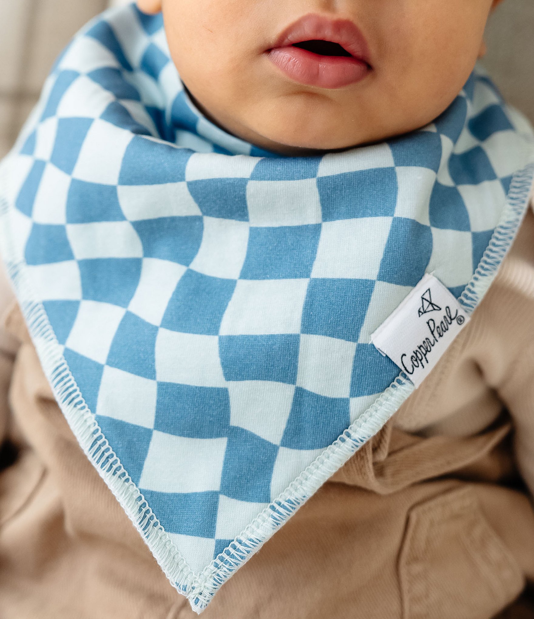 Copper Pearl Baby Boys Ryder 4-Piece Bib Set