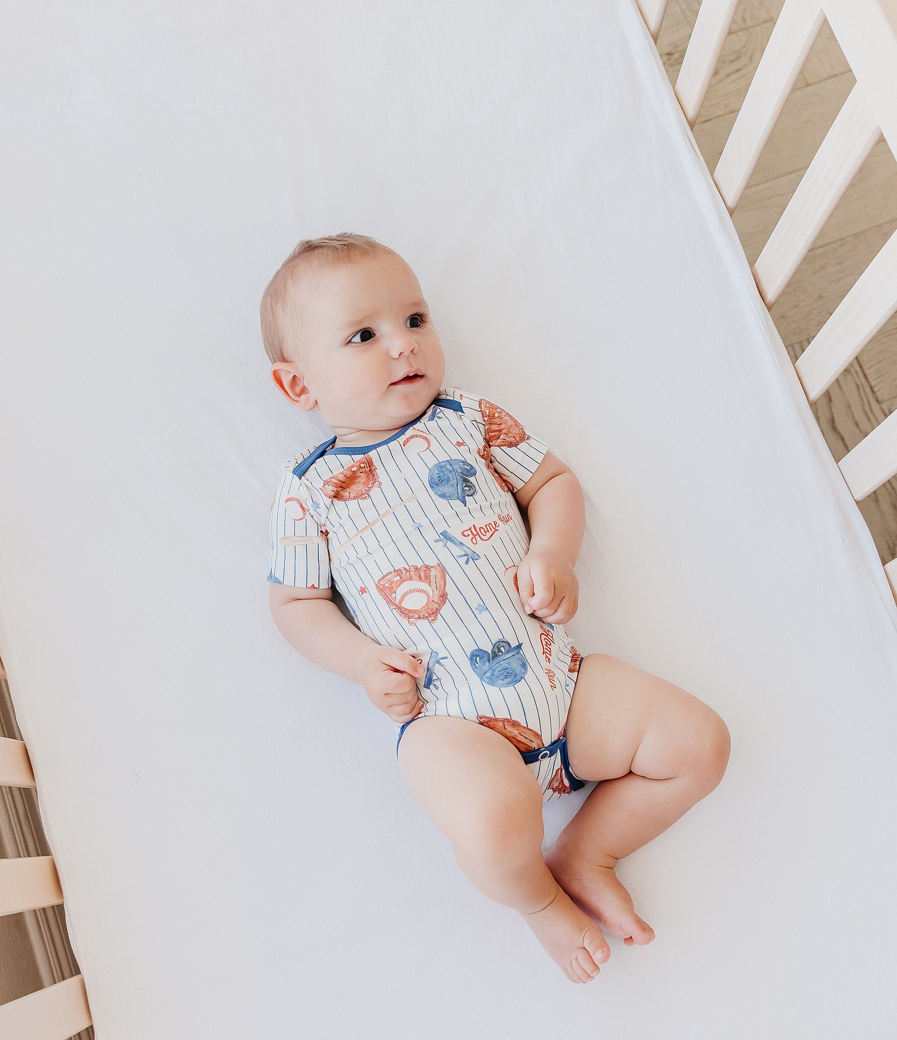 Copper Pearl Baby Boys Short Sleeve All-Star Bodysuit