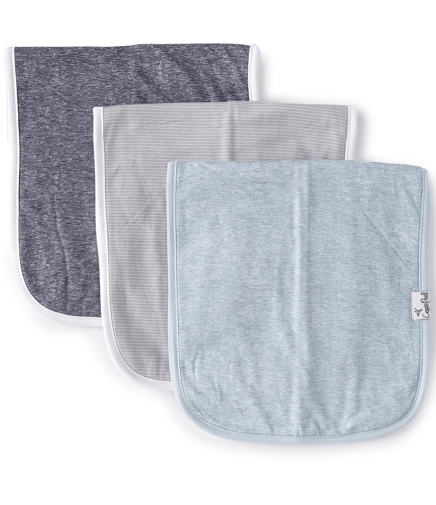 Copper Pearl Baby Lennon Premium Burp Cloths 3-Pack