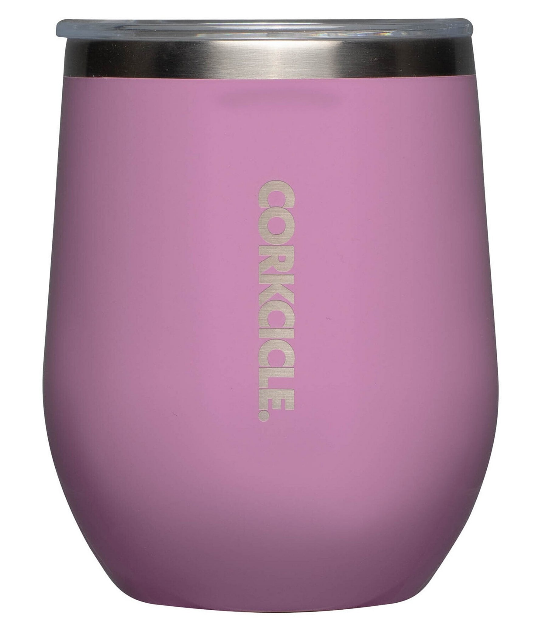 Corkcicle Stainless Steel Triple-Insulated Gloss Orchid Classic Stemless Wine  Tumbler