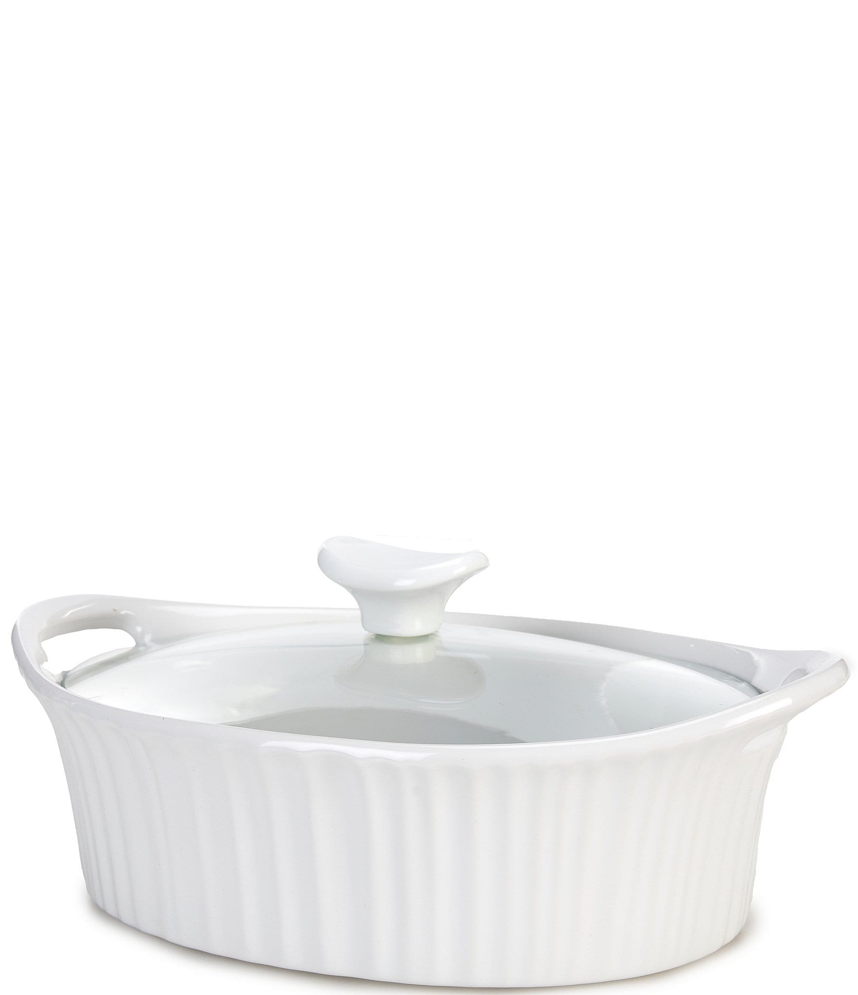 Corningware 1.5 Quart Oval Casserole Dish French White