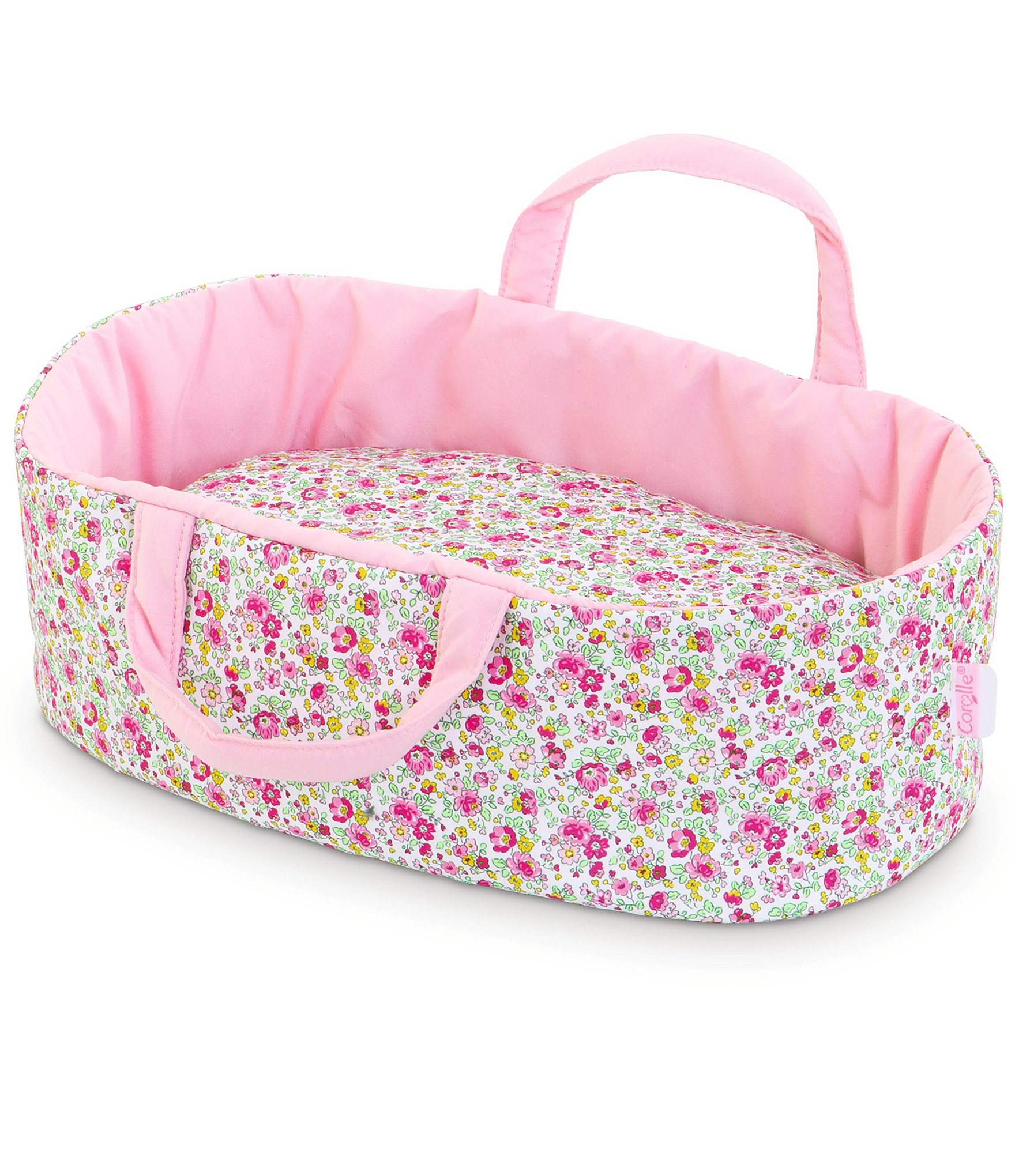 Corolle Dolls Floral Print Carry & Sleeping Bed for 12#double; Baby Doll