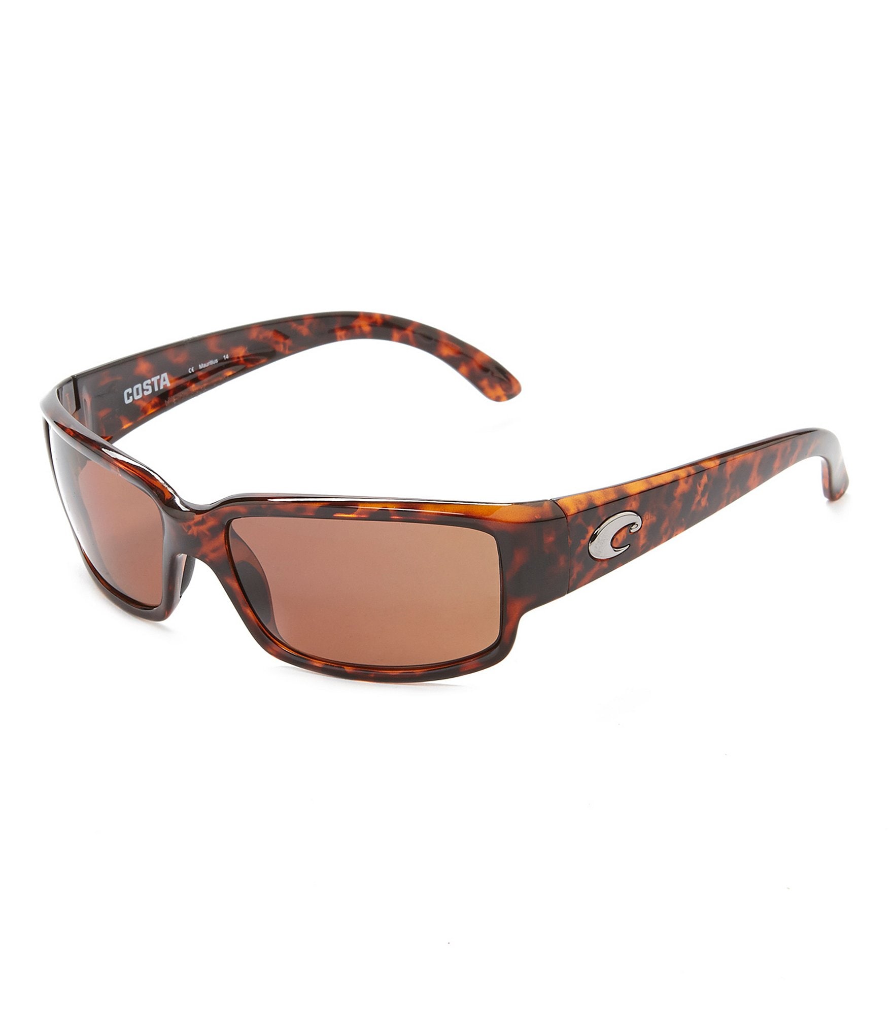 Costa Tortoise Caballito Polarized Wrap Sunglasses