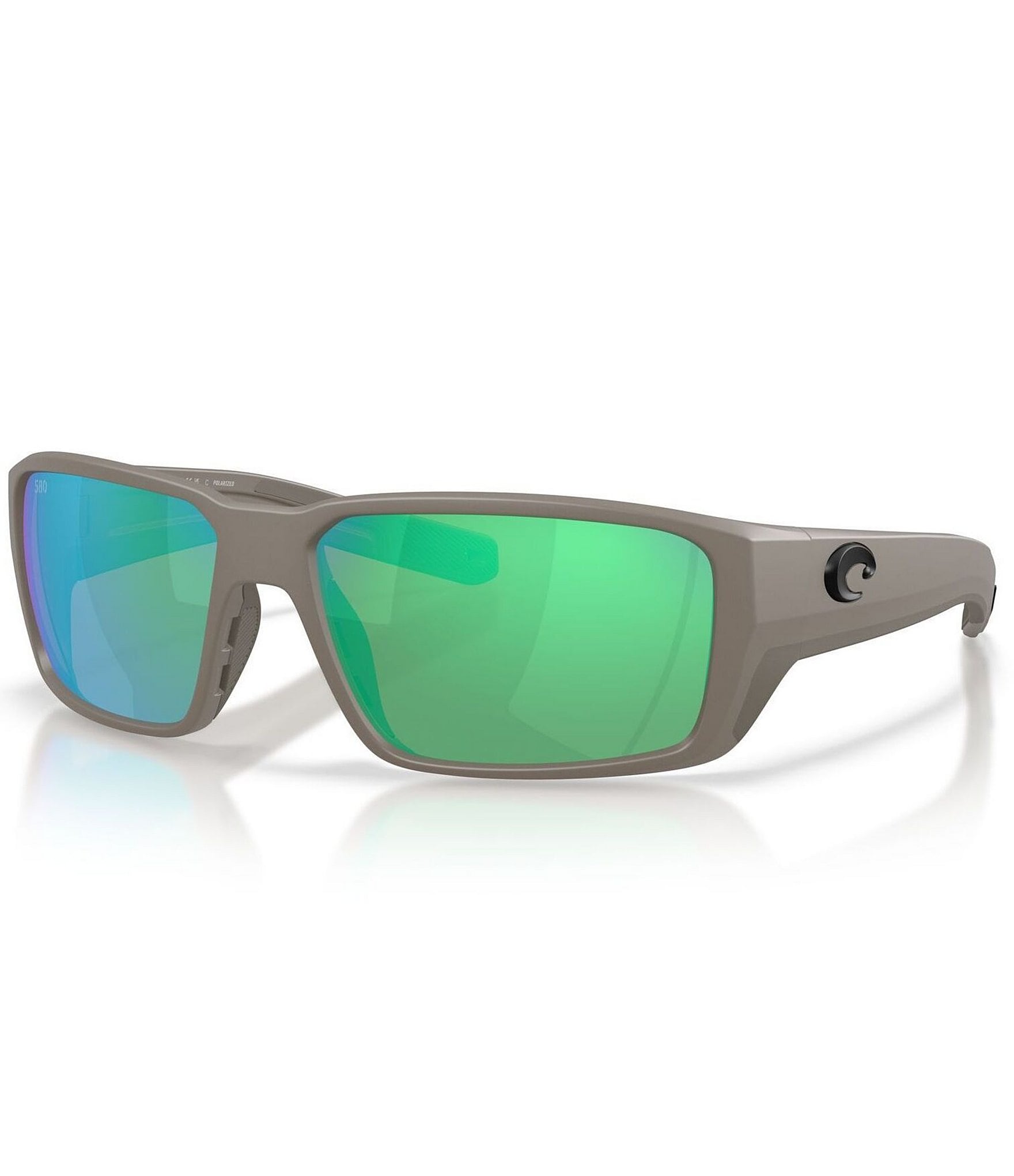 Costa Del Mar Men's Fantail Pro 60mm Polarized Rectangle Sunglasses