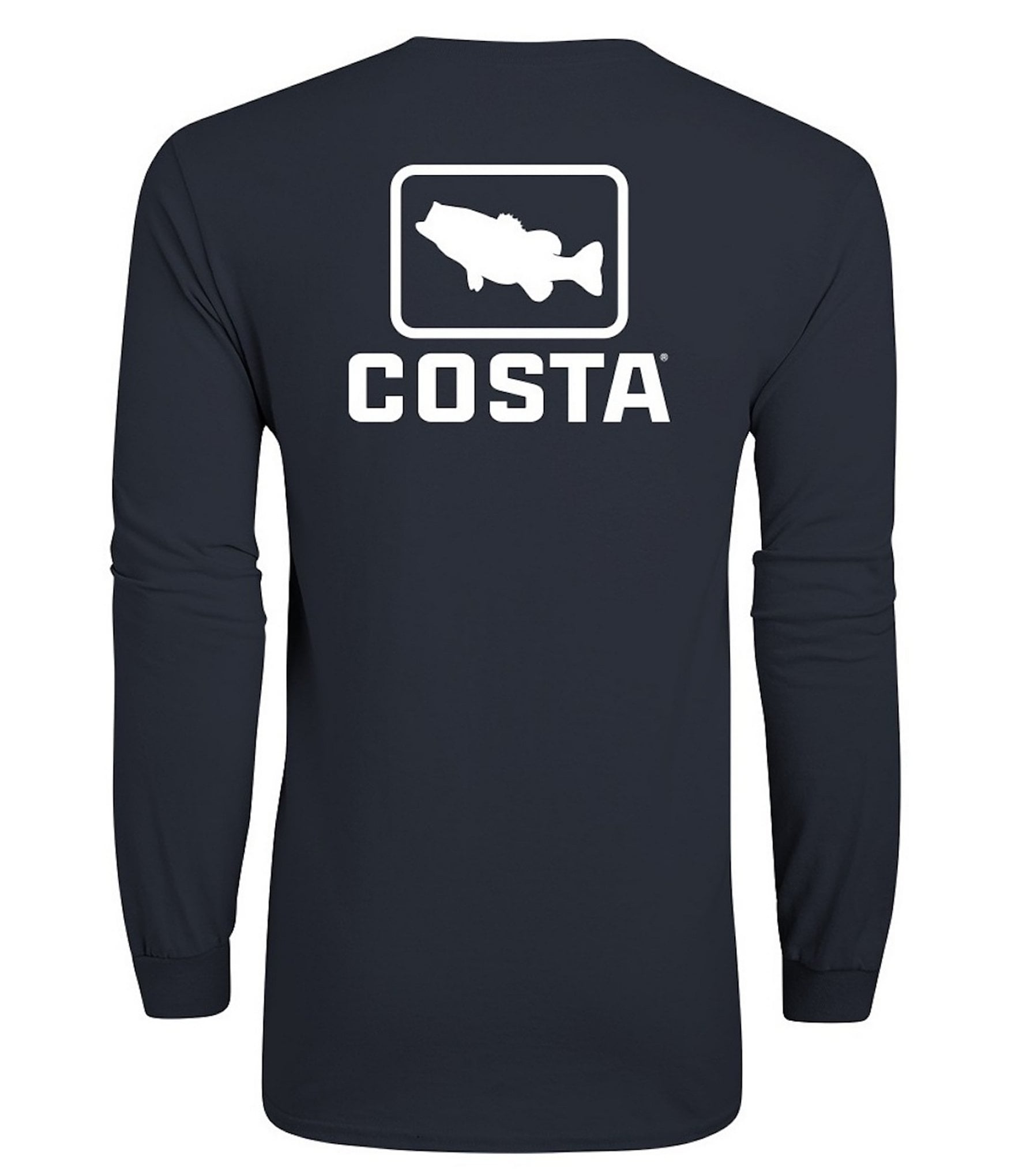 Costa Emblem Bass Long Sleeve Tubular-Knit T-Shirt