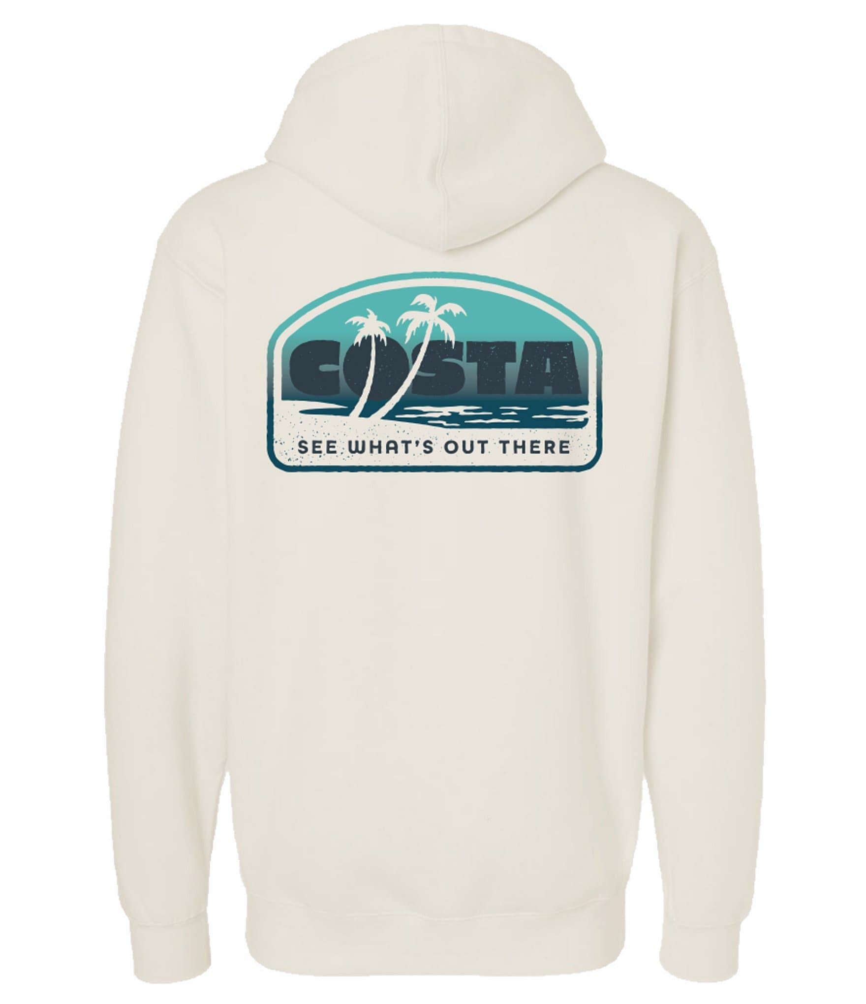 Costa Long Sleeve Some Beach Fleece Graphic Hoodie