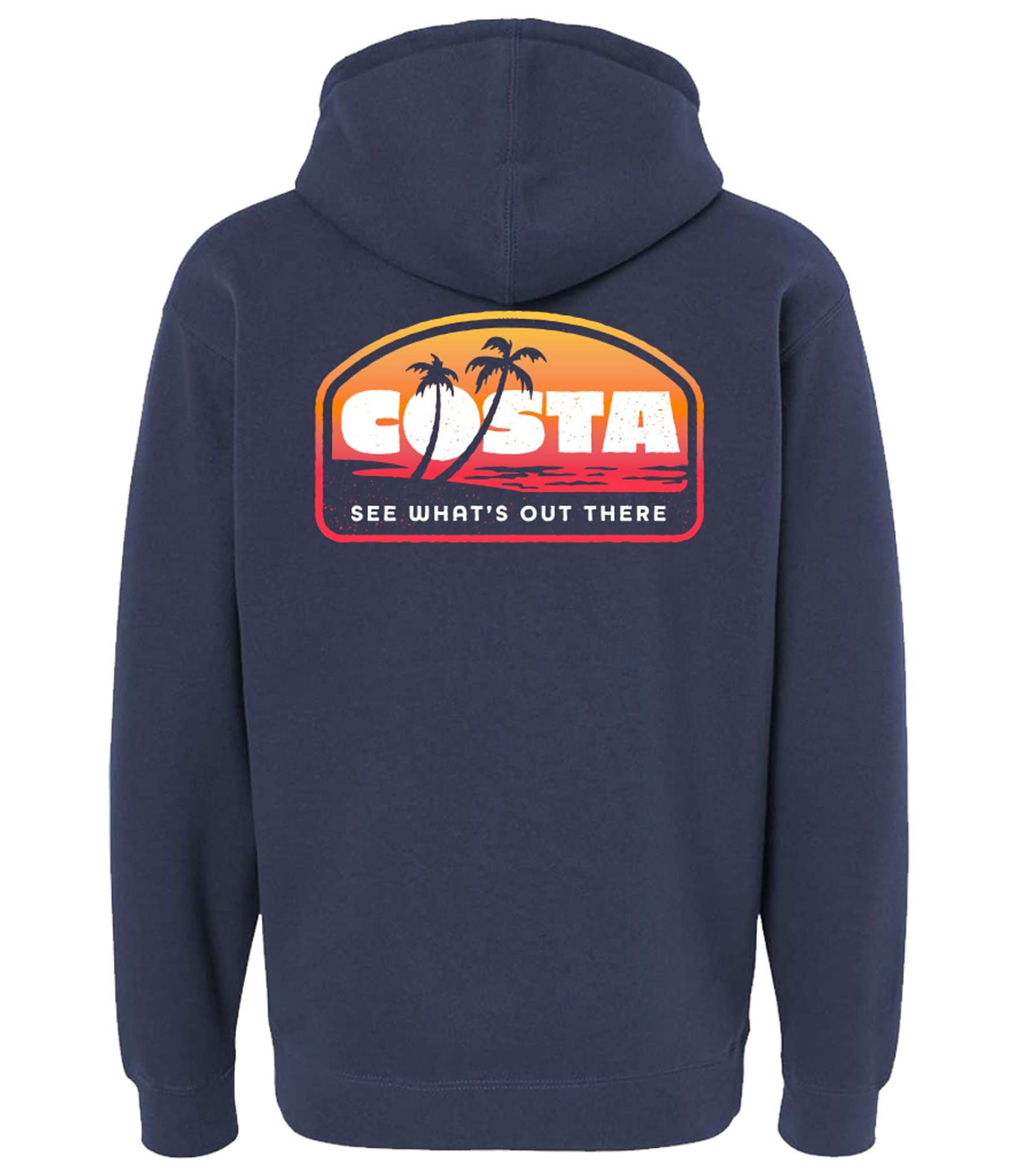 Costa Long Sleeve Some Beach Fleece Graphic Hoodie