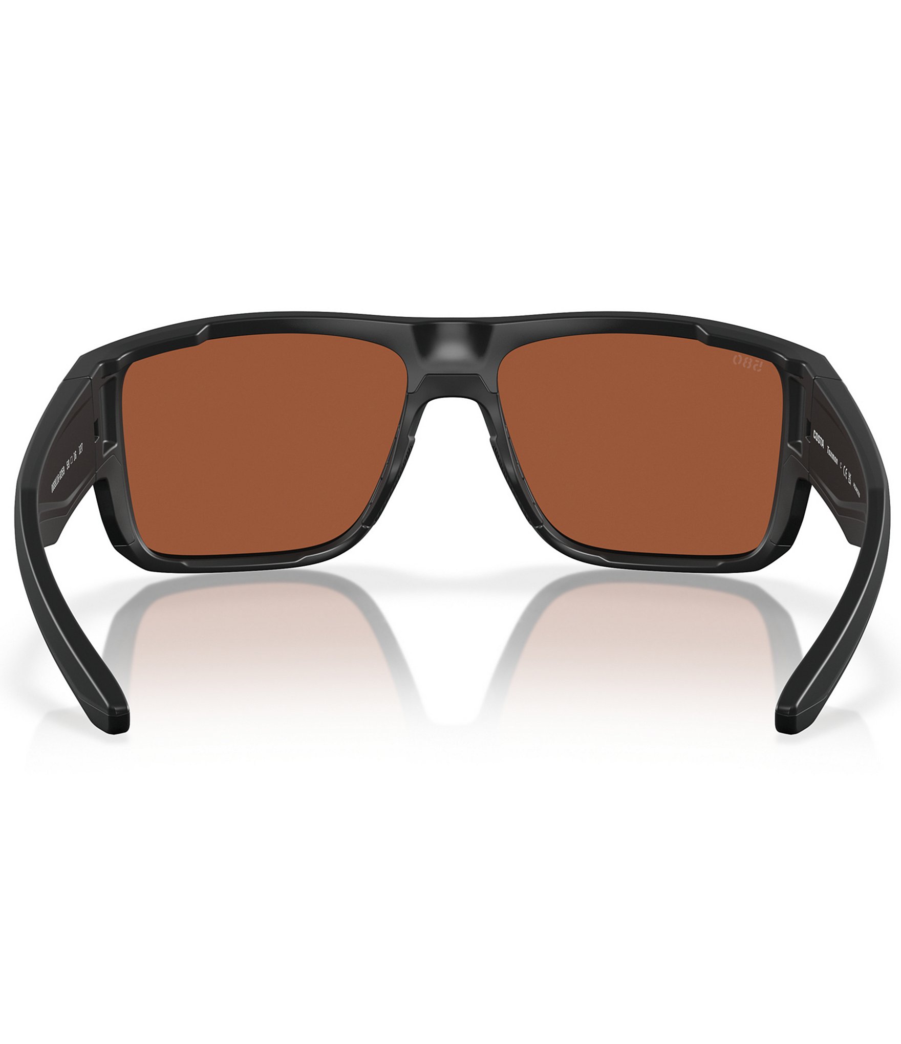 Costa Men's Taxman 59mm Polarized Rectangle Sunglasses