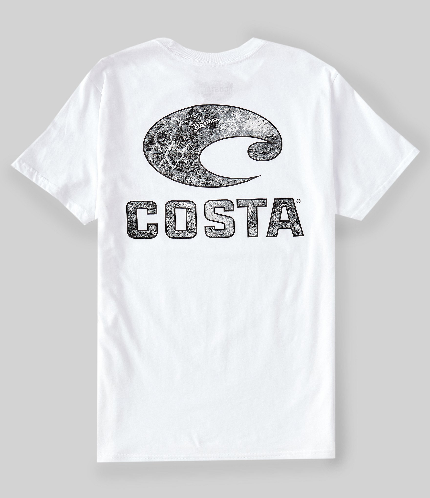Costa Men's Topwater Short Sleeve Shirt, Medium, Chill