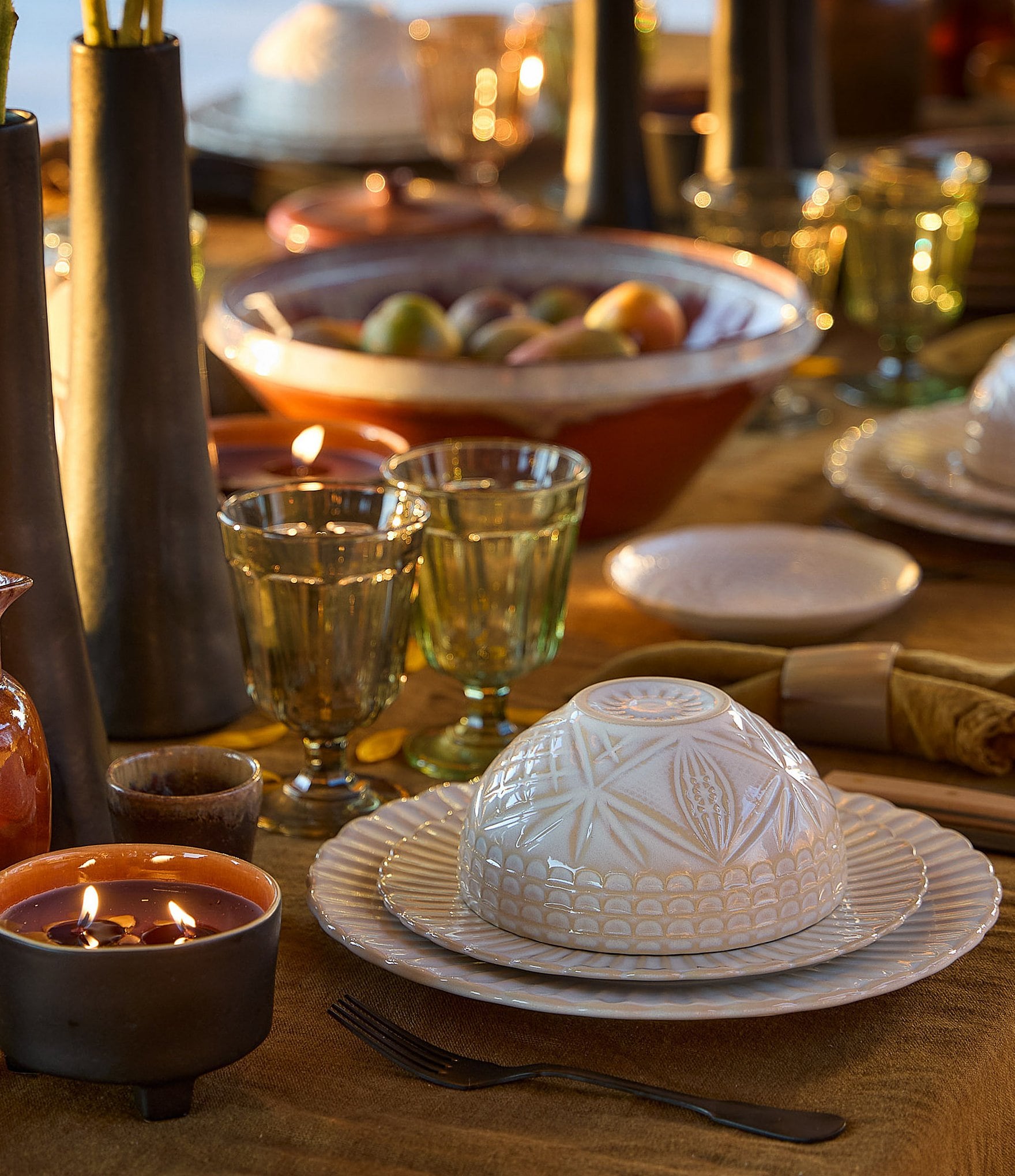 Costa Nova Cristal Collection Salad Plates, Set of 6