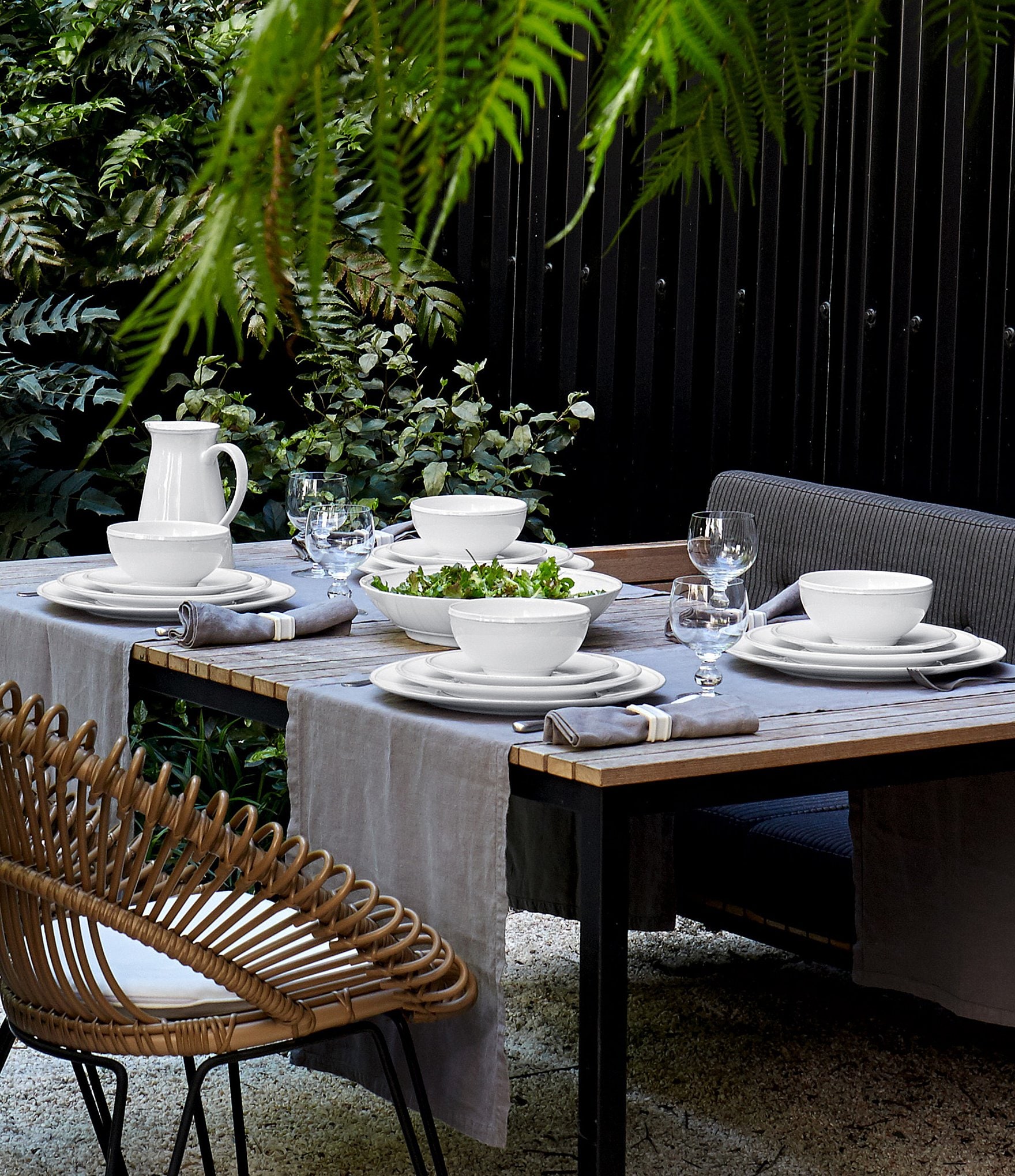 Costa Nova Friso Collection Dinner Plates, Set of 6