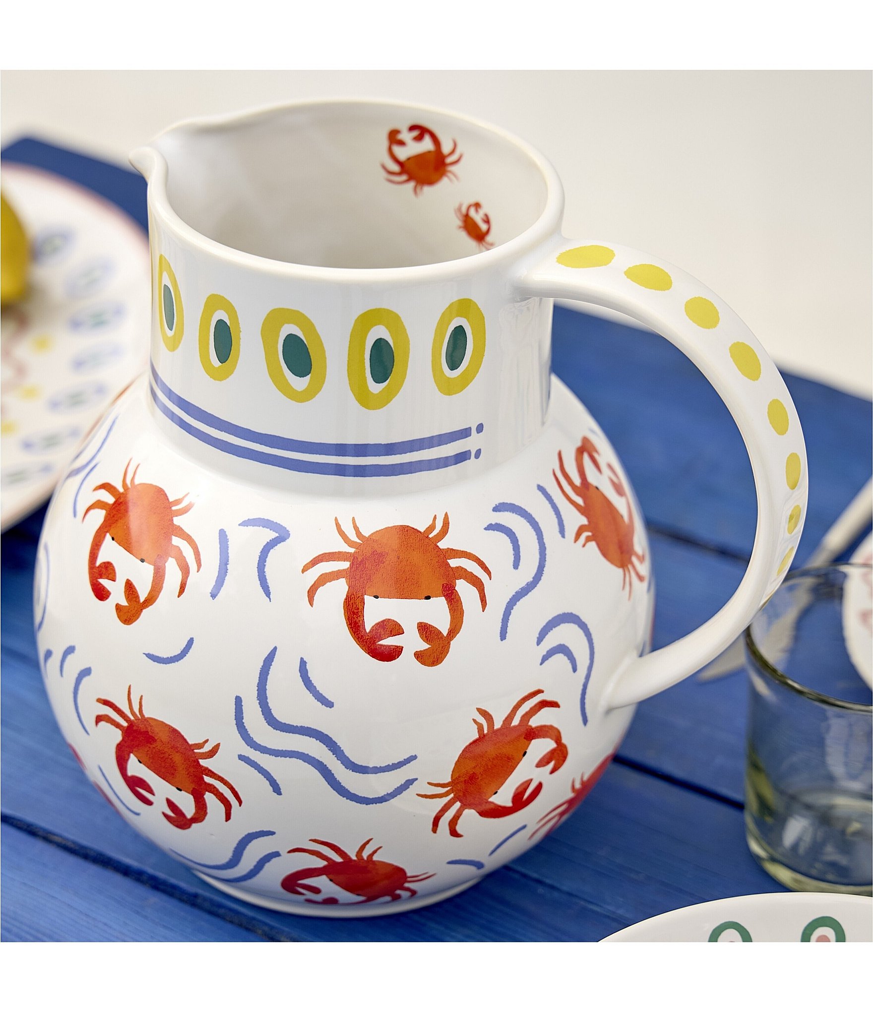 Costa Nova Summer Bliss Collection Crab Pitcher
