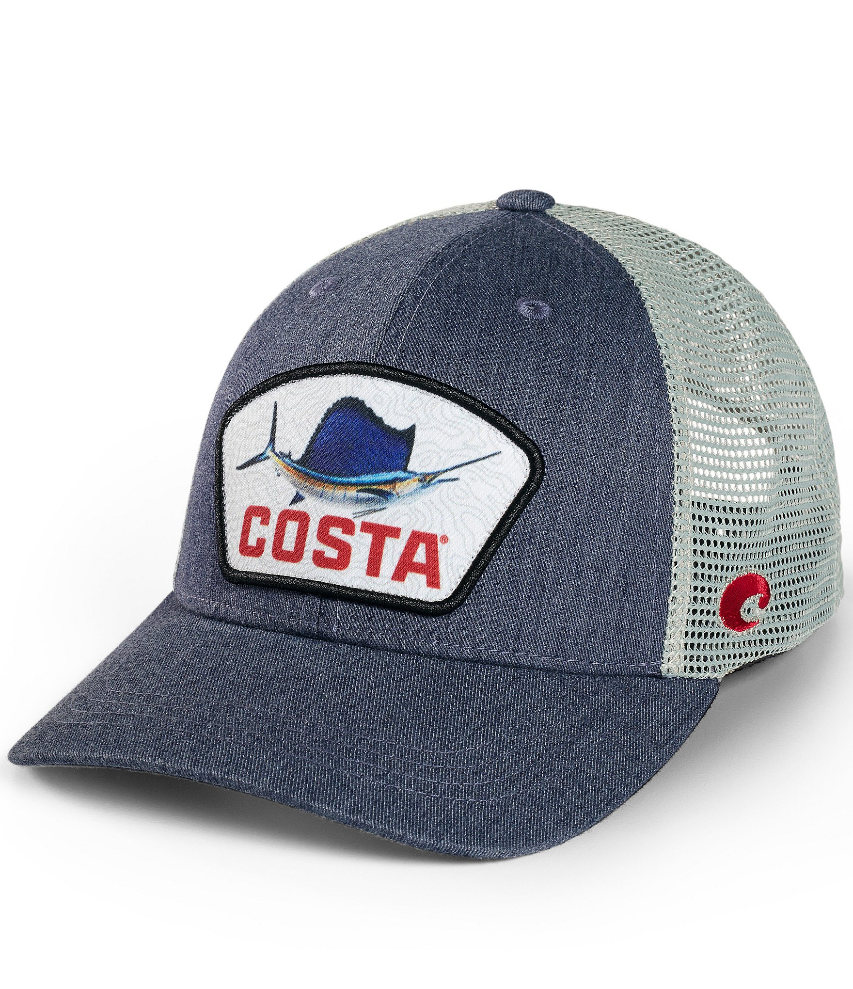 Costa Traditions Trucker Hat - Costa Blue/White