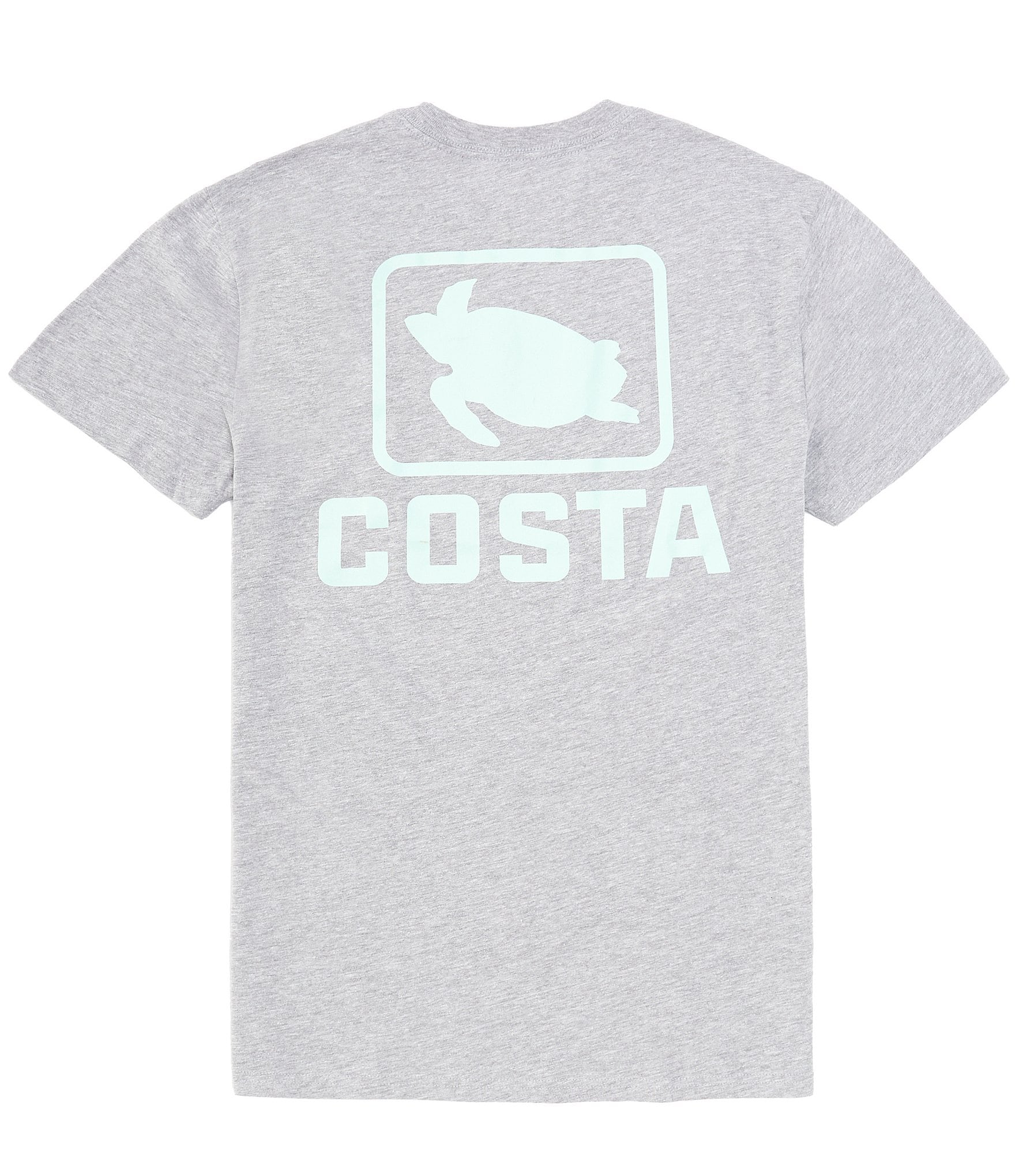 Costa Short Sleeve Classic Emblem Heathered Graphic T-Shirt