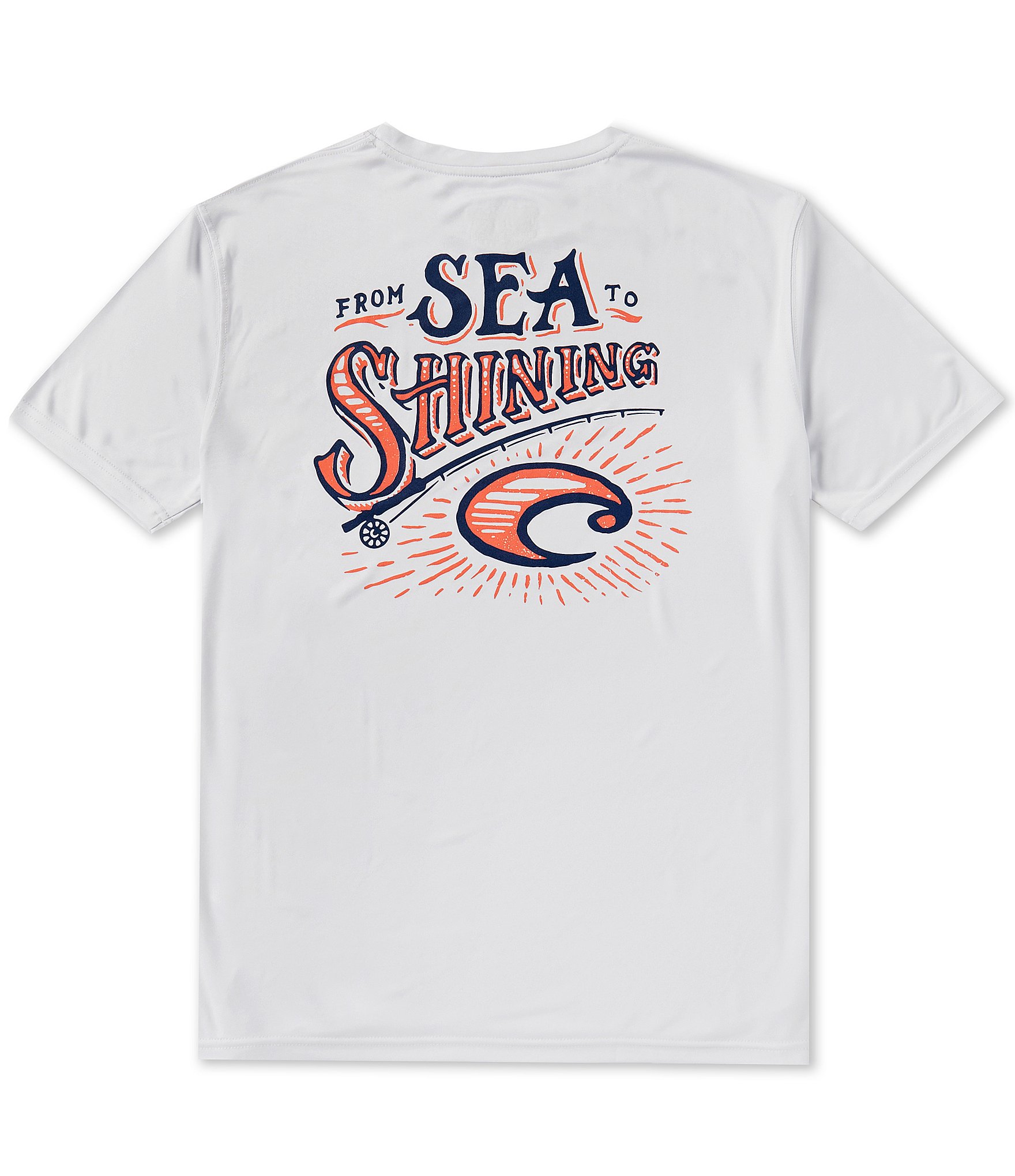 Costa Short Sleeve Tech Freedom Sea Americana T-Shirt