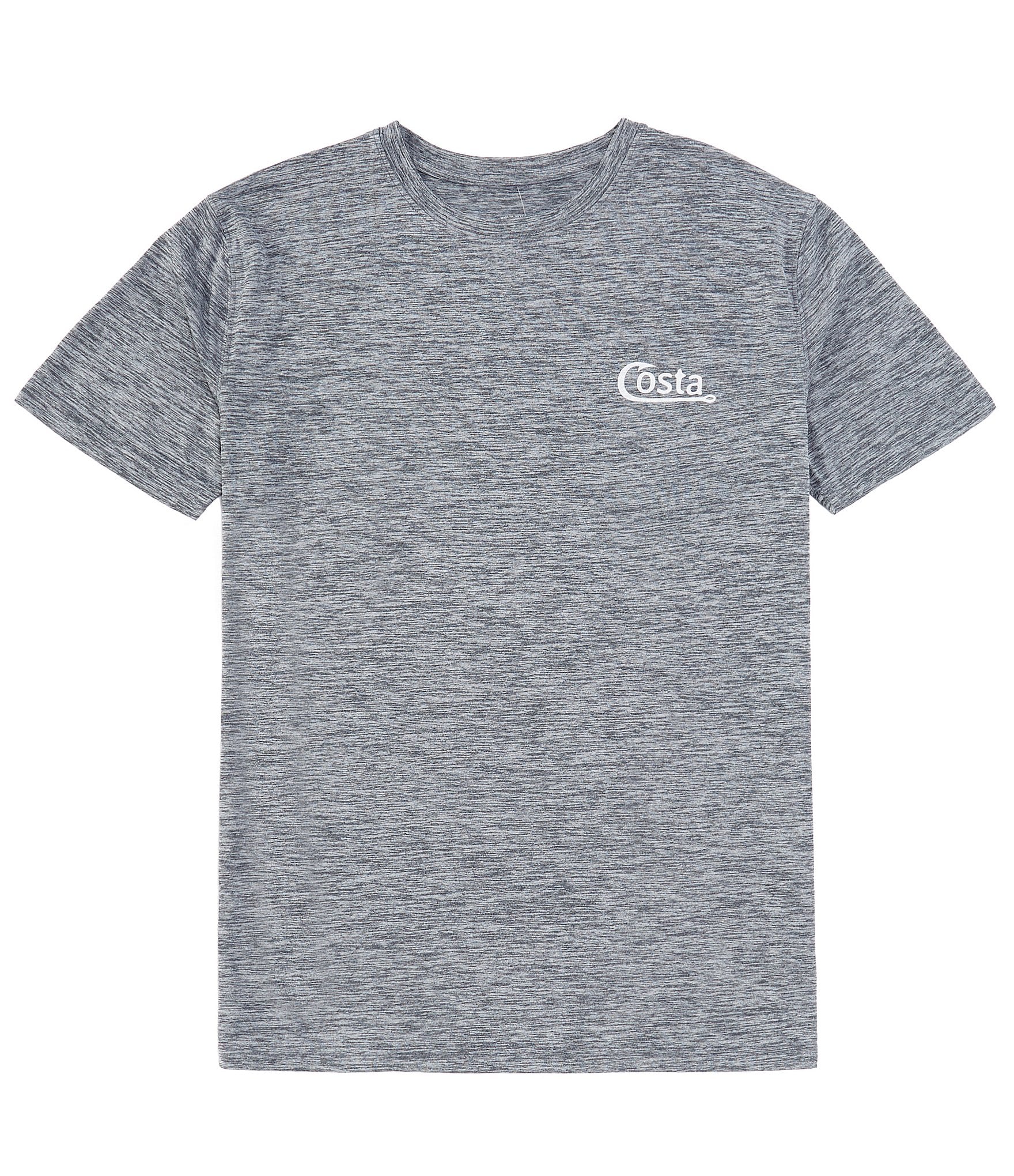 Costa Short Sleeve Tech How To Hooks Heathered Graphic T-Shirt