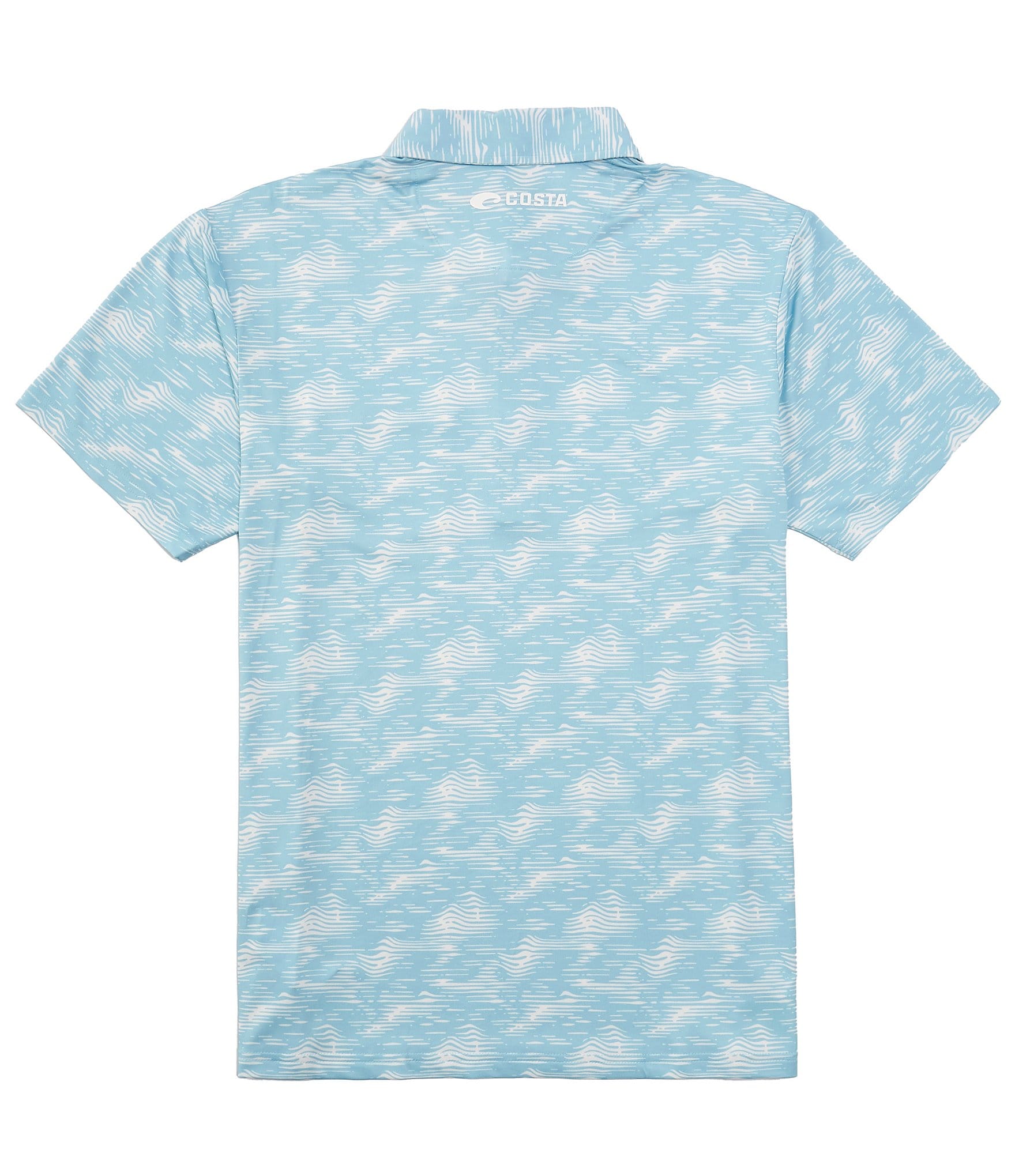 Costa Short Sleeve Voyager Printed Polo Shirt